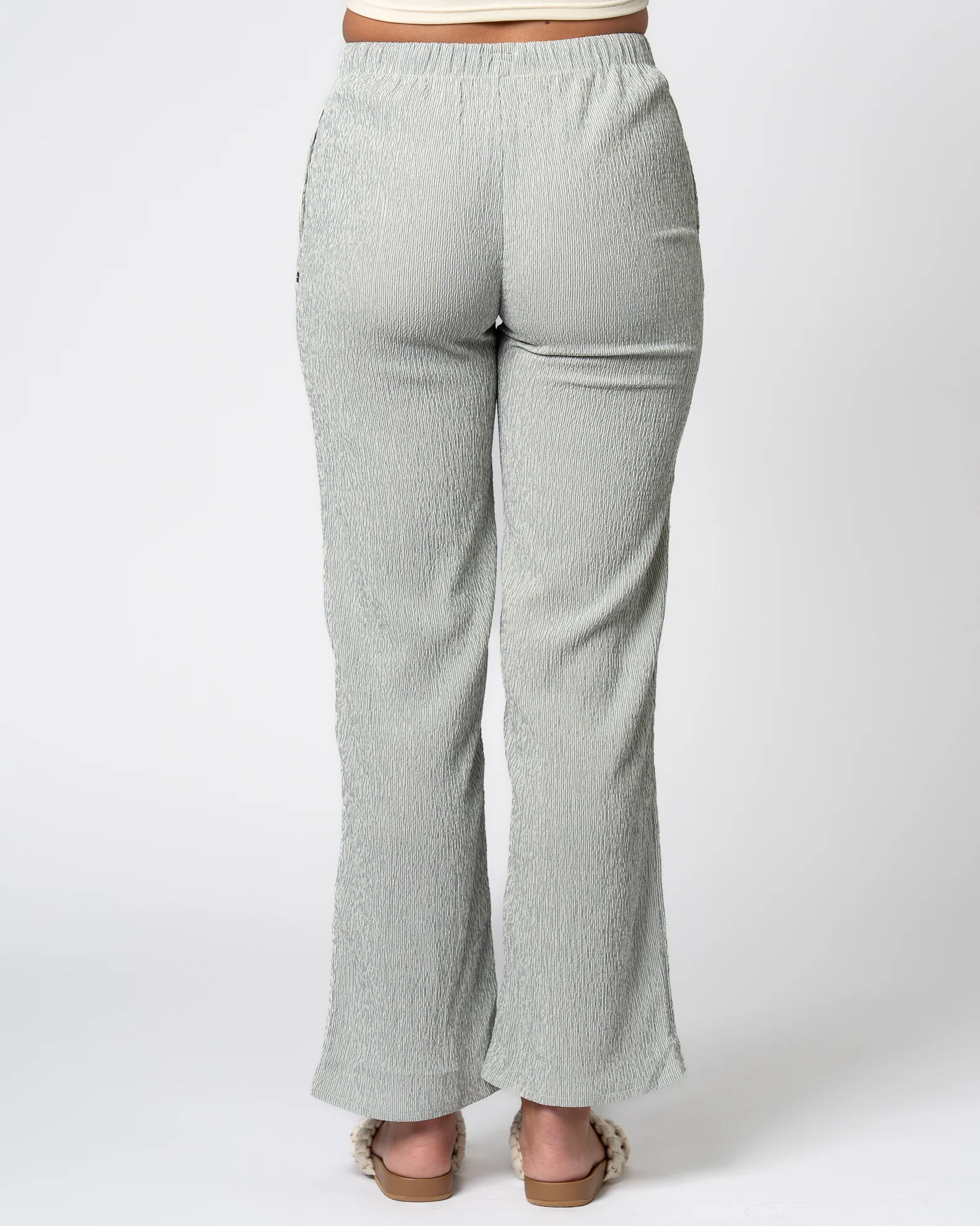 Myrtle Seersucker Pants- Blue - Image 2