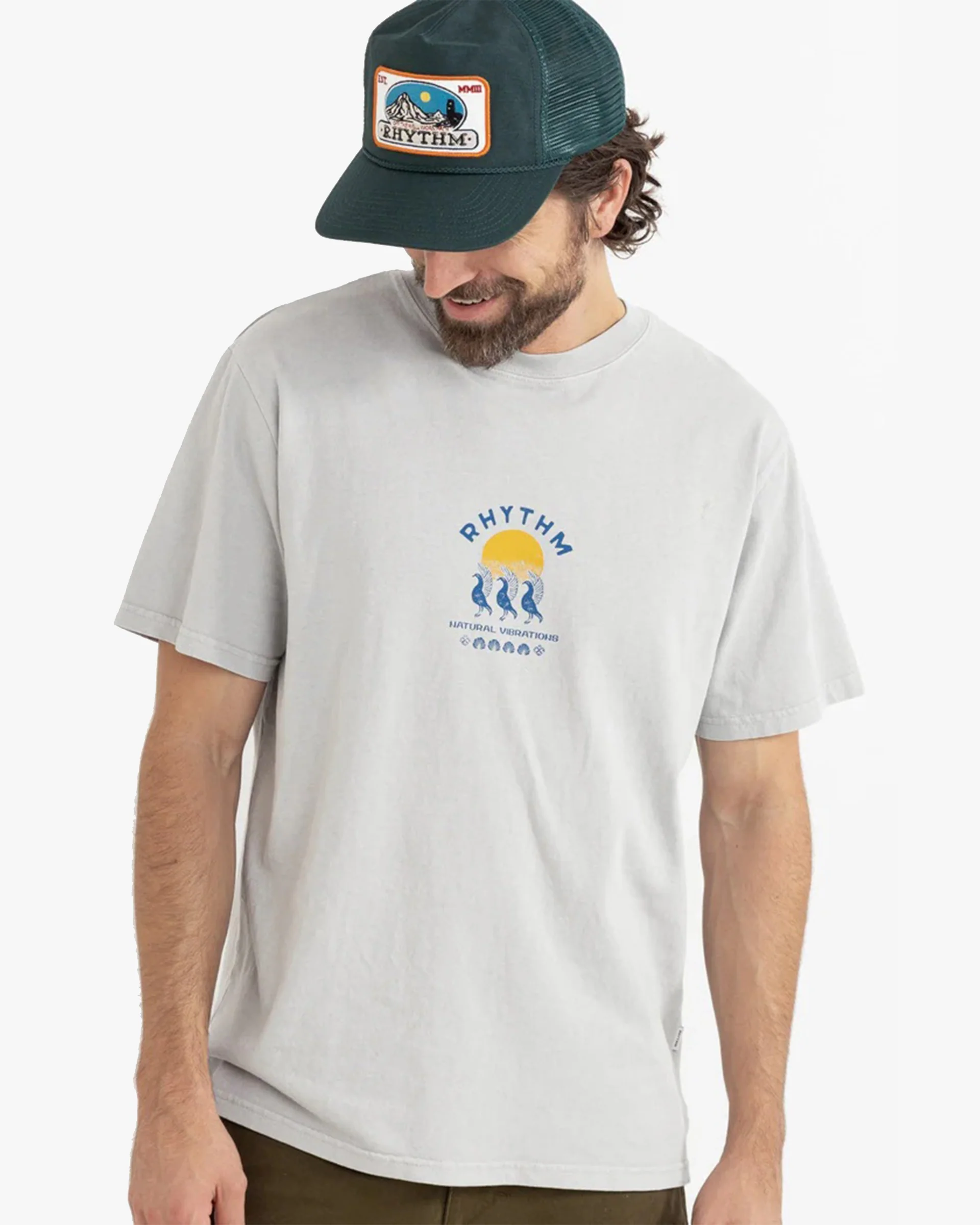 Natural Vibrations Vintage S/S T-Shirt - Stone - Image 4