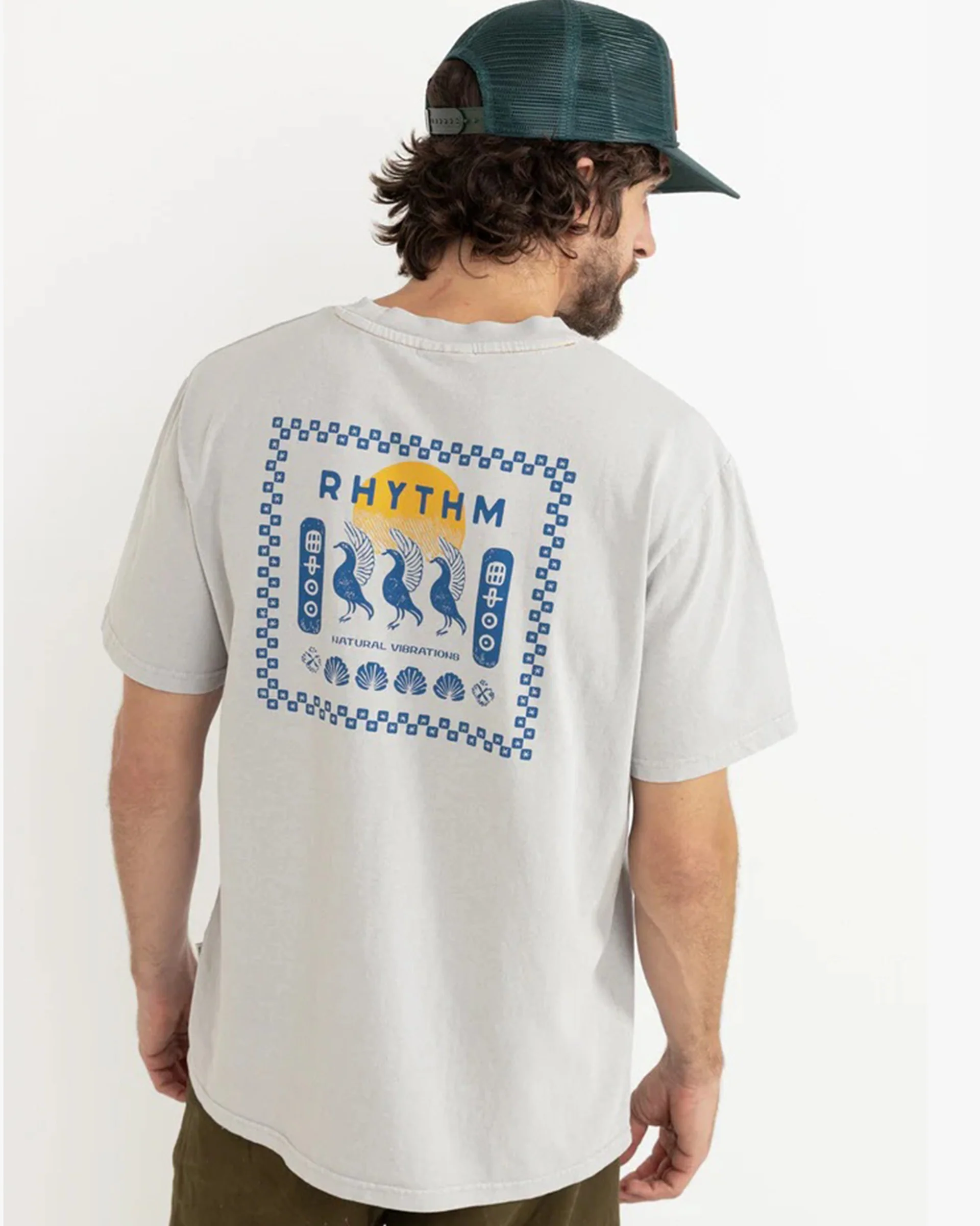 Natural Vibrations Vintage S/S T-Shirt - Stone - Image 6