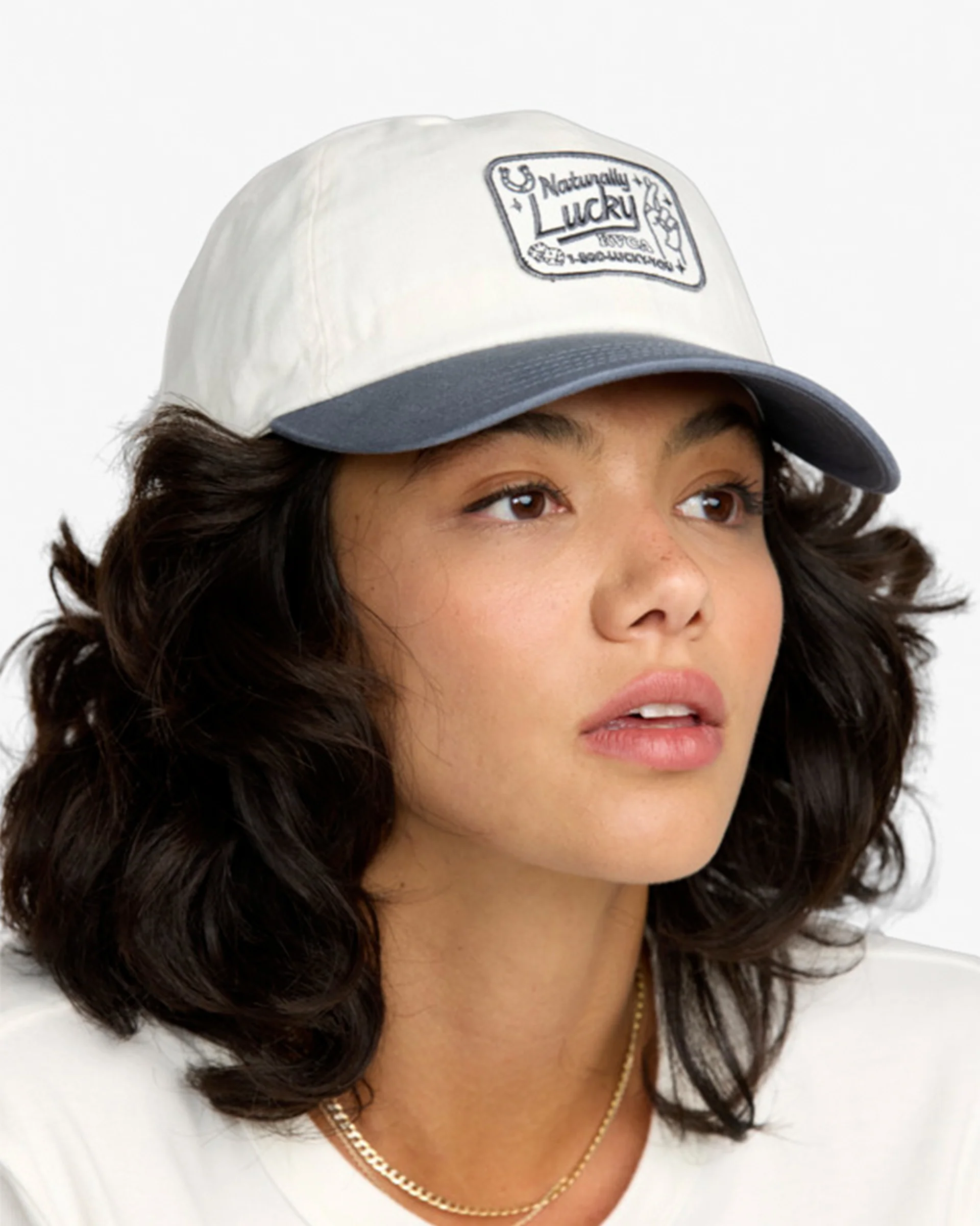 Naturally Lucky Dad Hat - Stone Blue - Image 2