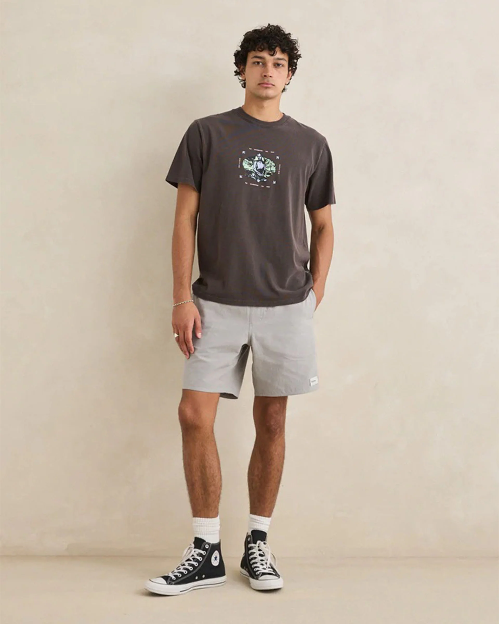 Nature Bot Vintage S/S T-Shirt - Vintage Black - Image 4