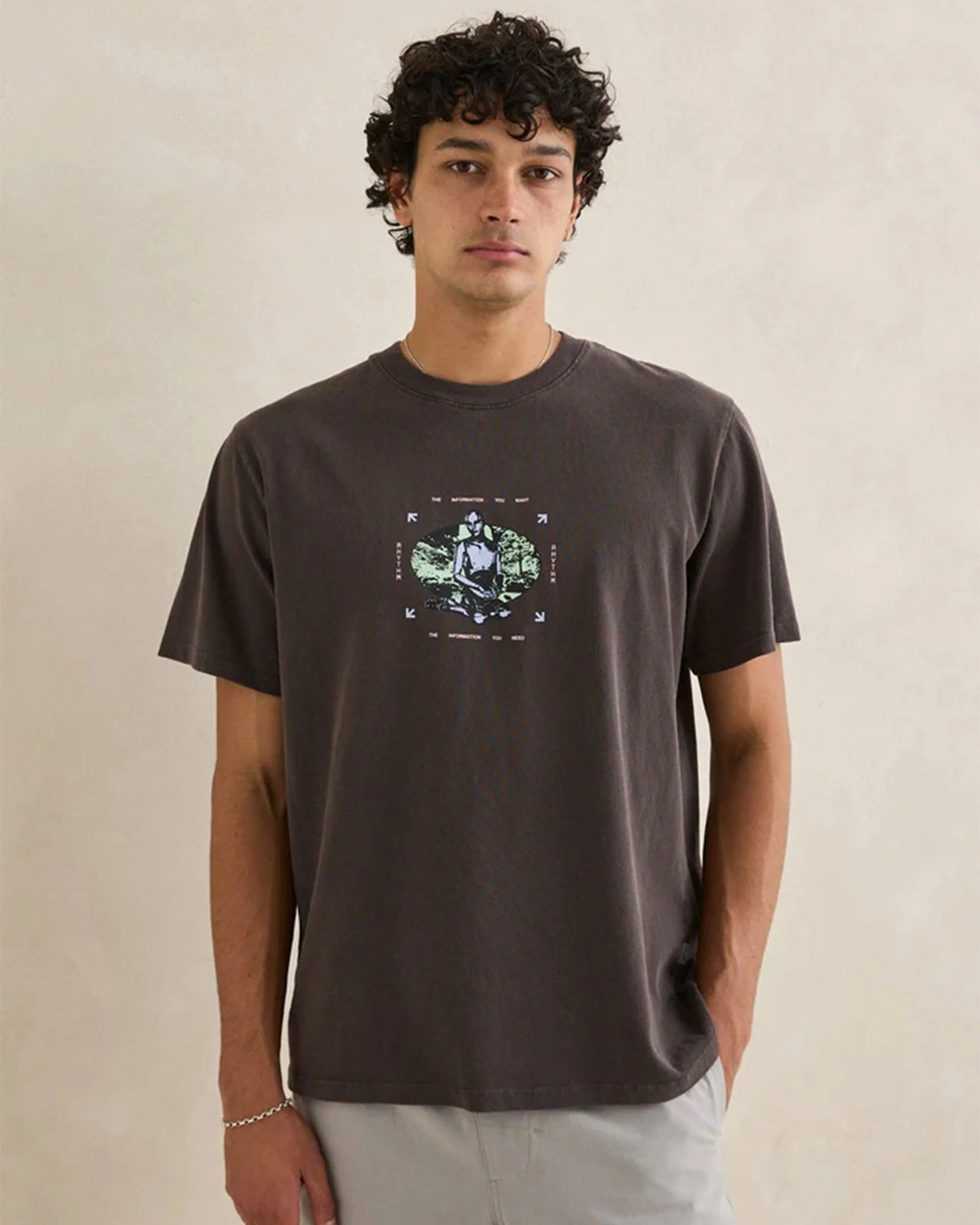 Nature Bot Vintage S/S T-Shirt - Vintage Black - Image 5