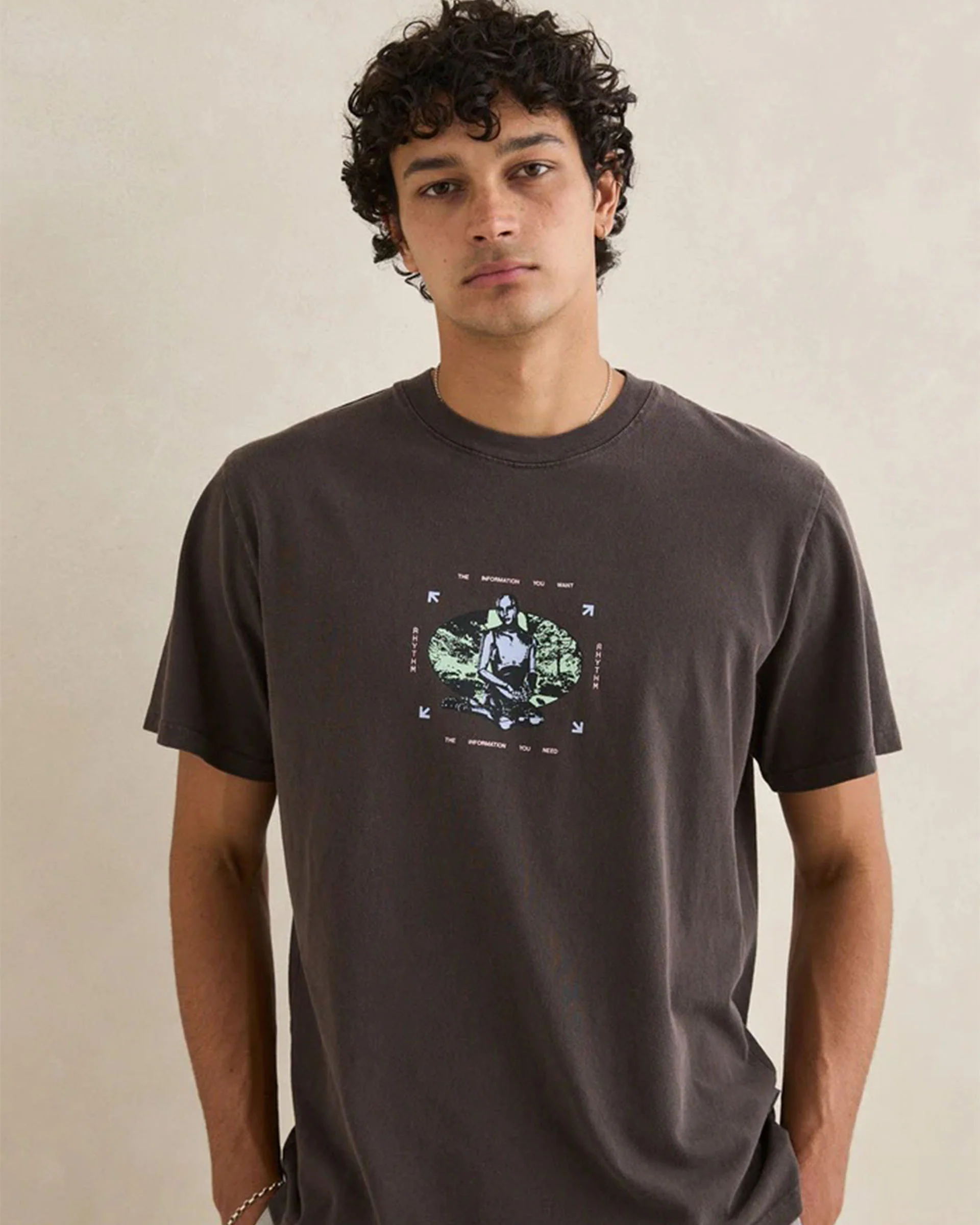 Nature Bot Vintage S/S T-Shirt - Vintage Black - Image 6