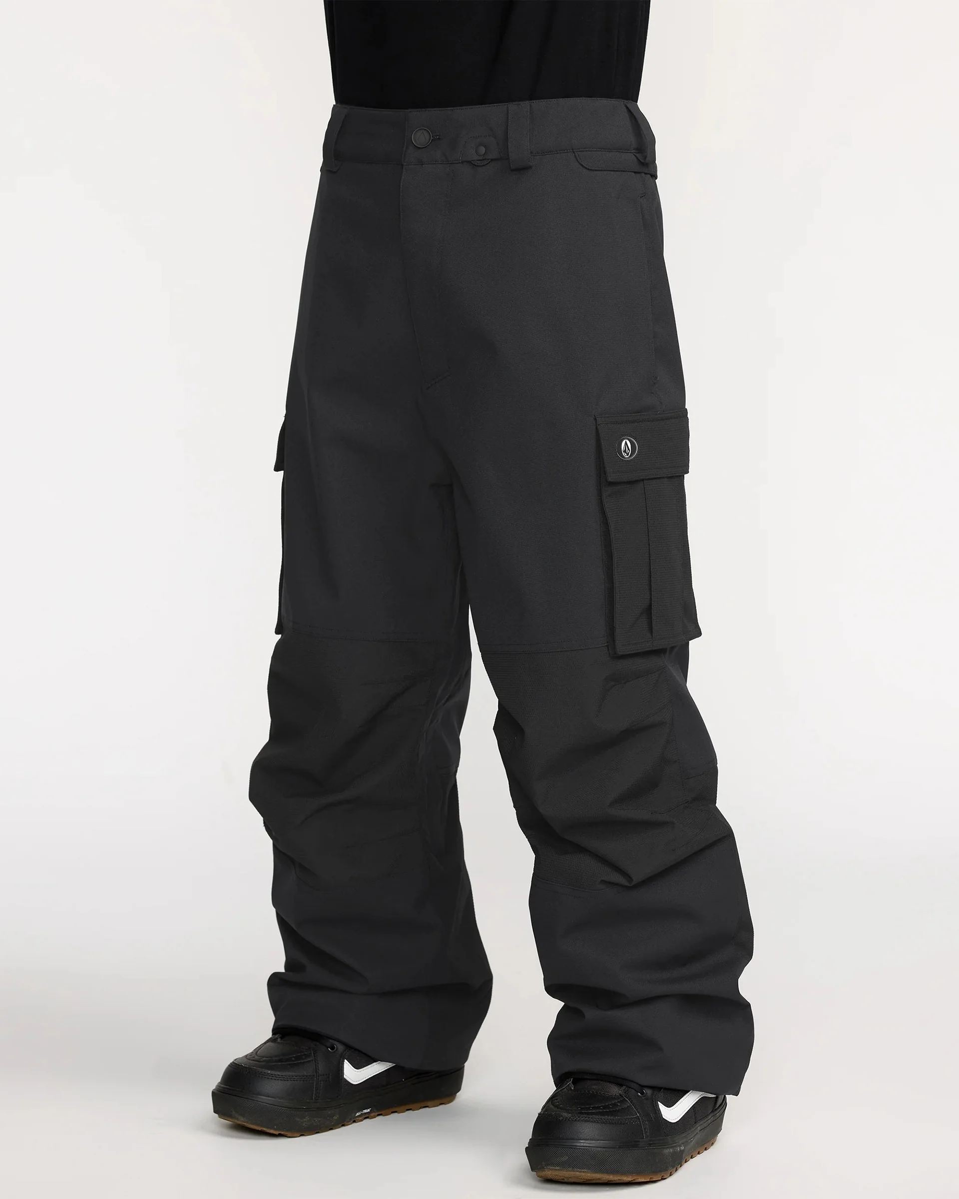 NWRK Baggy Snow Pants - Black - Image 2