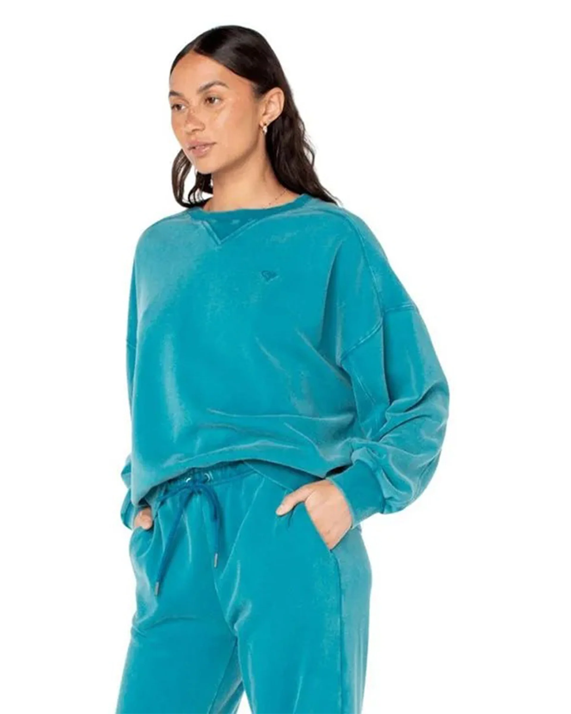 Oasis Haze Crewneck Sweatshirt - Deep Lagoon - Image 3