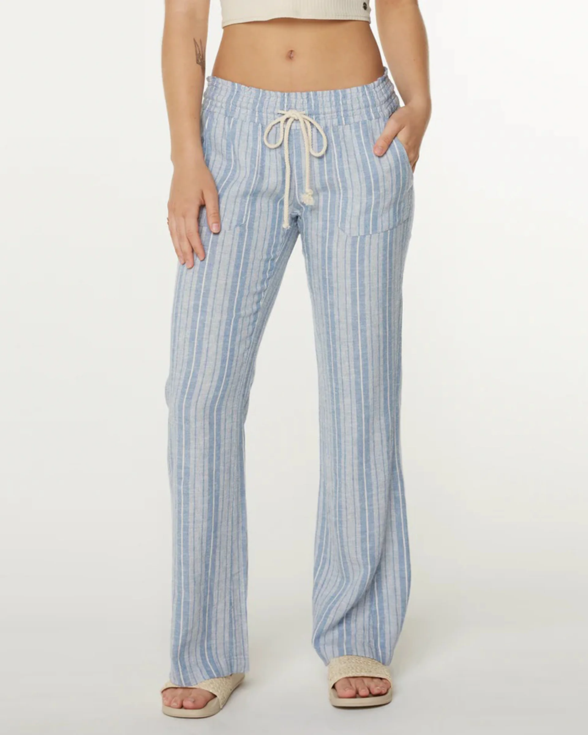 Oceanside Striped Pant - Riviera Indigo Lisbon Stripe - Image 2