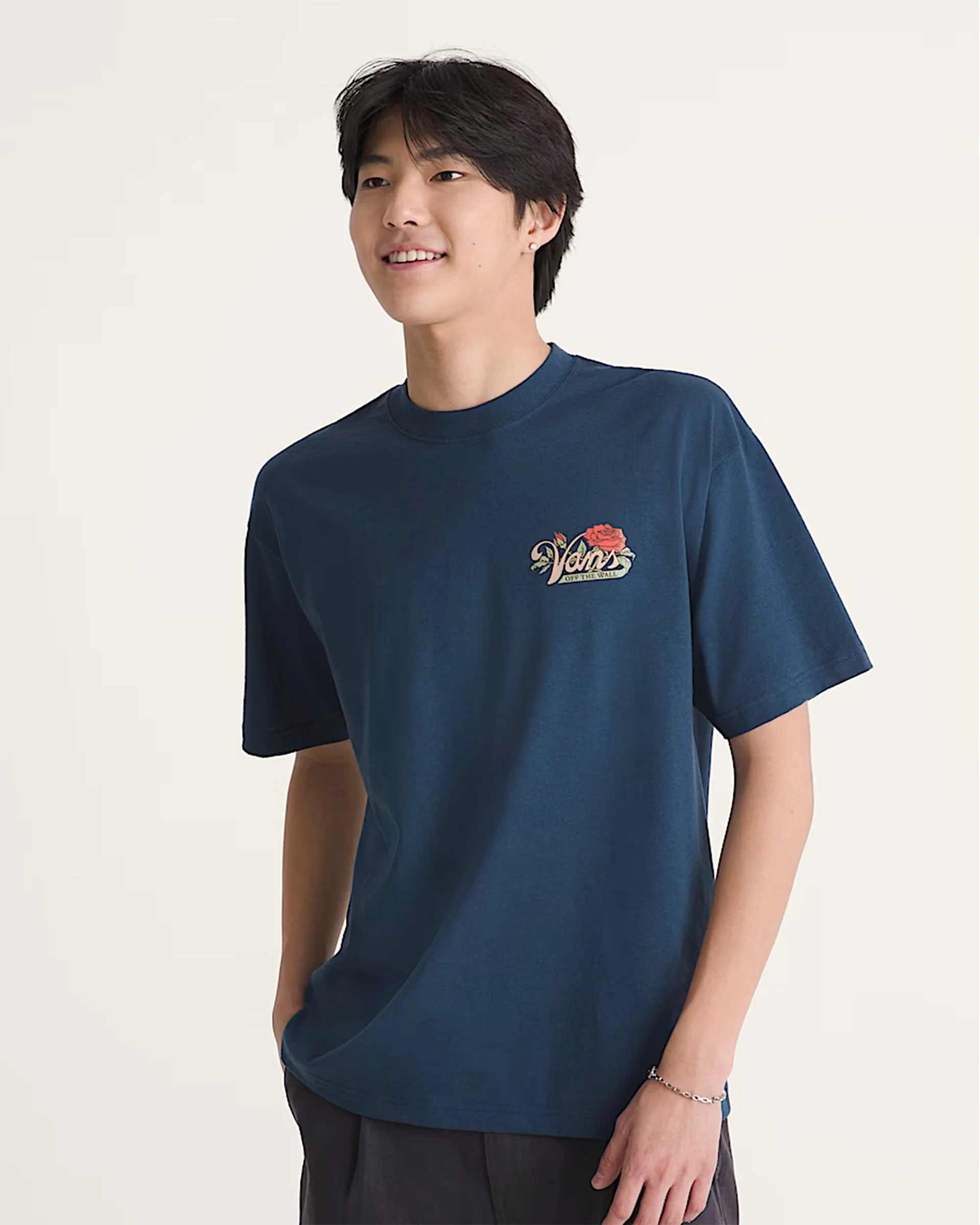 Old Skool Bloom S/S T-Shirt - Dress Blues - Image 3