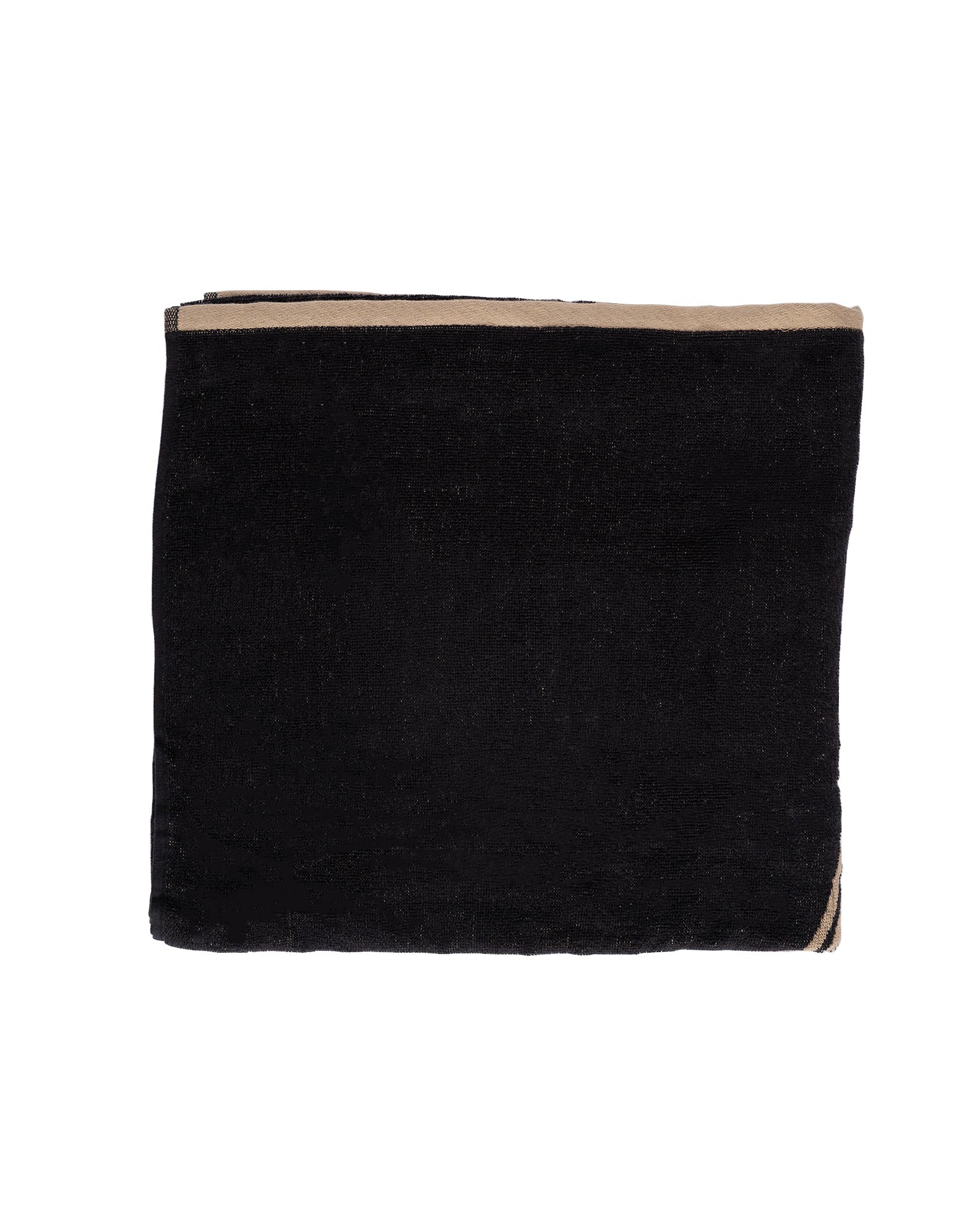 Oversized Jacquard Beach Towel II - Diamond Black - Image 4