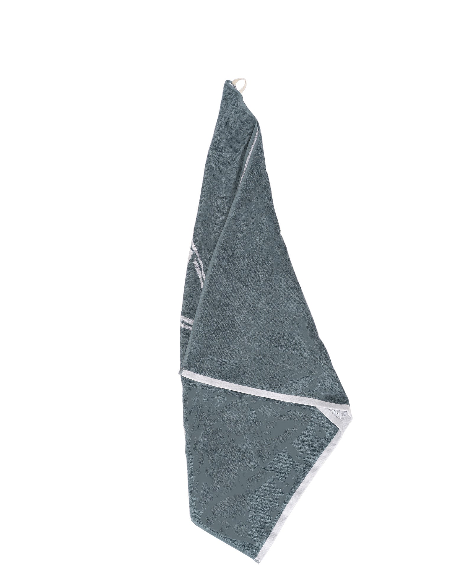 Oversized Jacquard Beach Towel II - Diamond Blue - Image 5