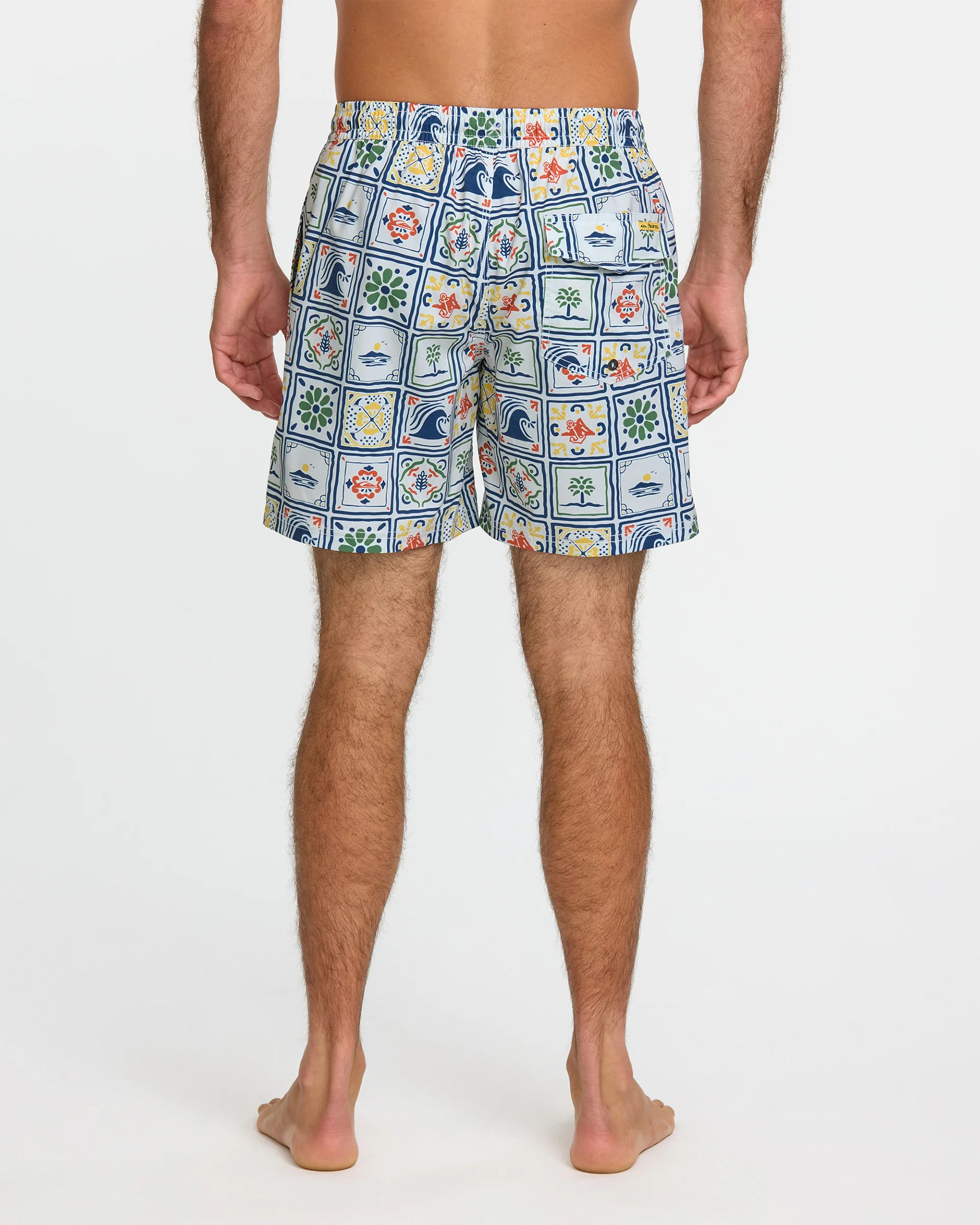 Pacifico 17" Volley Boardshorts - White - Image 4