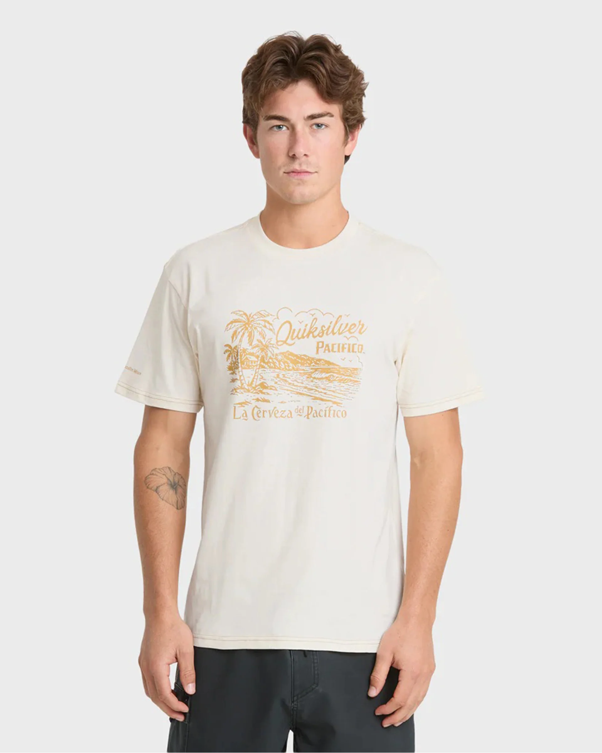 Pacifico Coastal Paradise S/S T-Shirt - Tofu