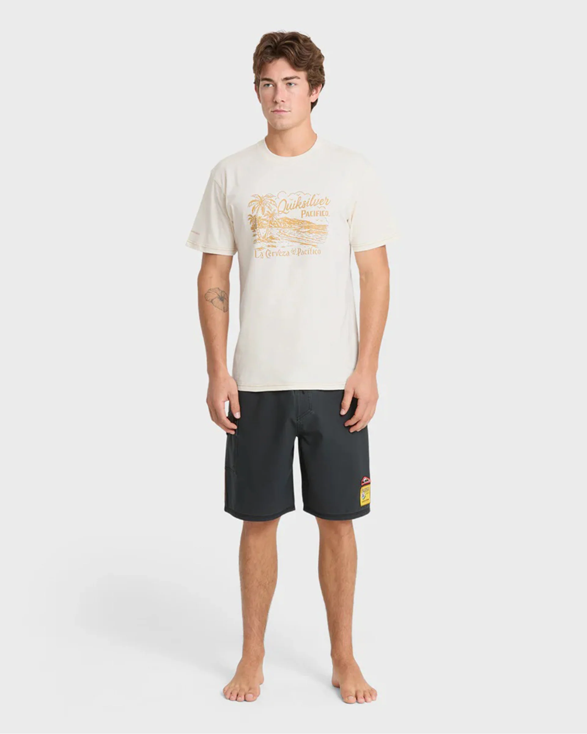 Pacifico Coastal Paradise S/S T-Shirt - Tofu - Image 3