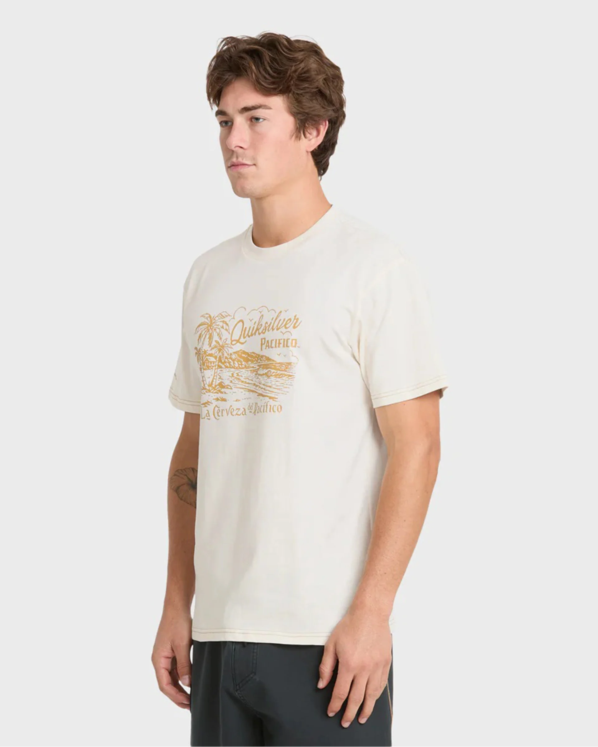 Pacifico Coastal Paradise S/S T-Shirt - Tofu - Image 4