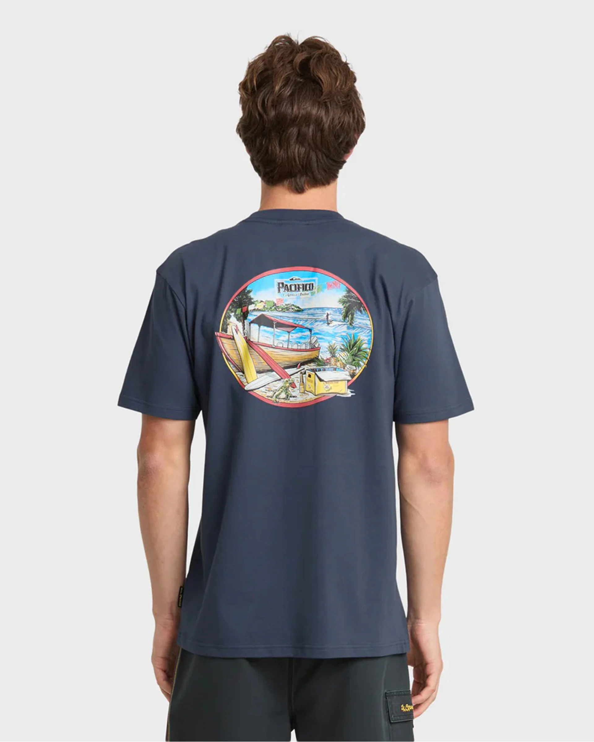 Pacifico Sayulita Cruising S/S T-Shirt - Navy - Image 2