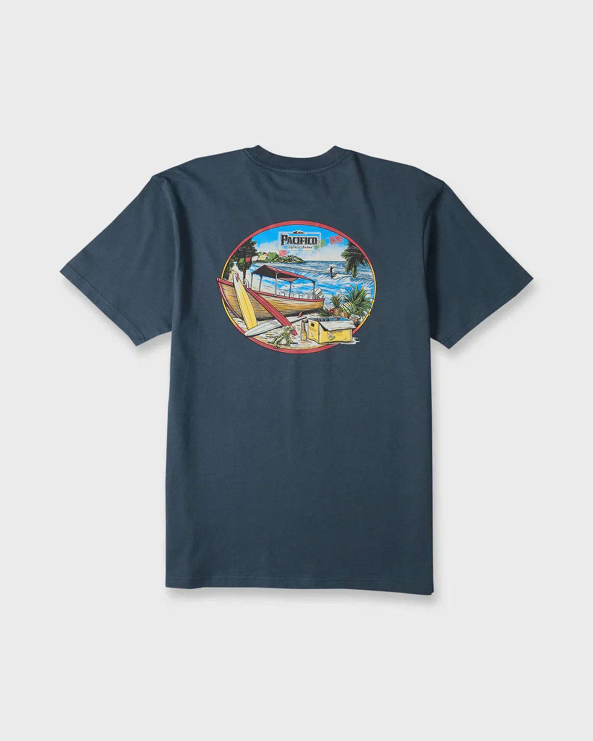 Pacifico Sayulita Cruising S/S T-Shirt - Navy - Image 7
