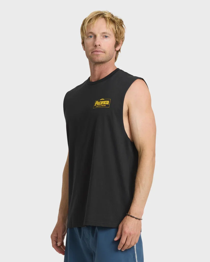 Pacifico Sayulita Cruising Tank Top - Black - Image 4