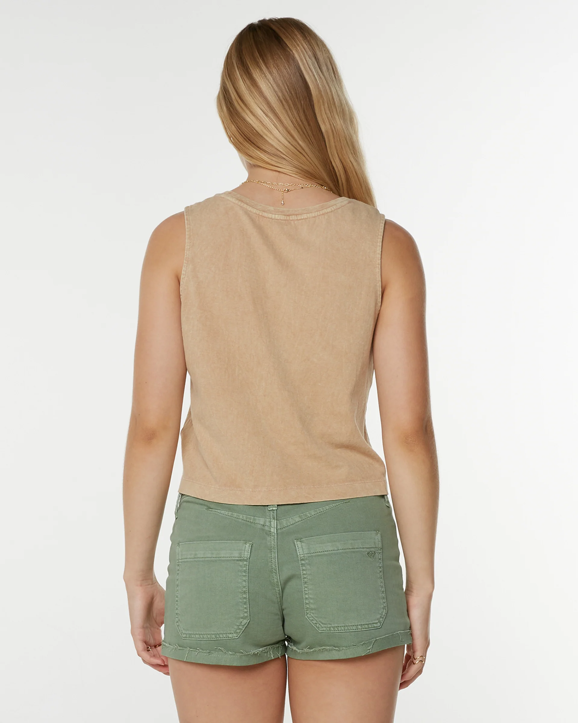 Painted Shells Wildflower Tank Top - Praline - Image 5