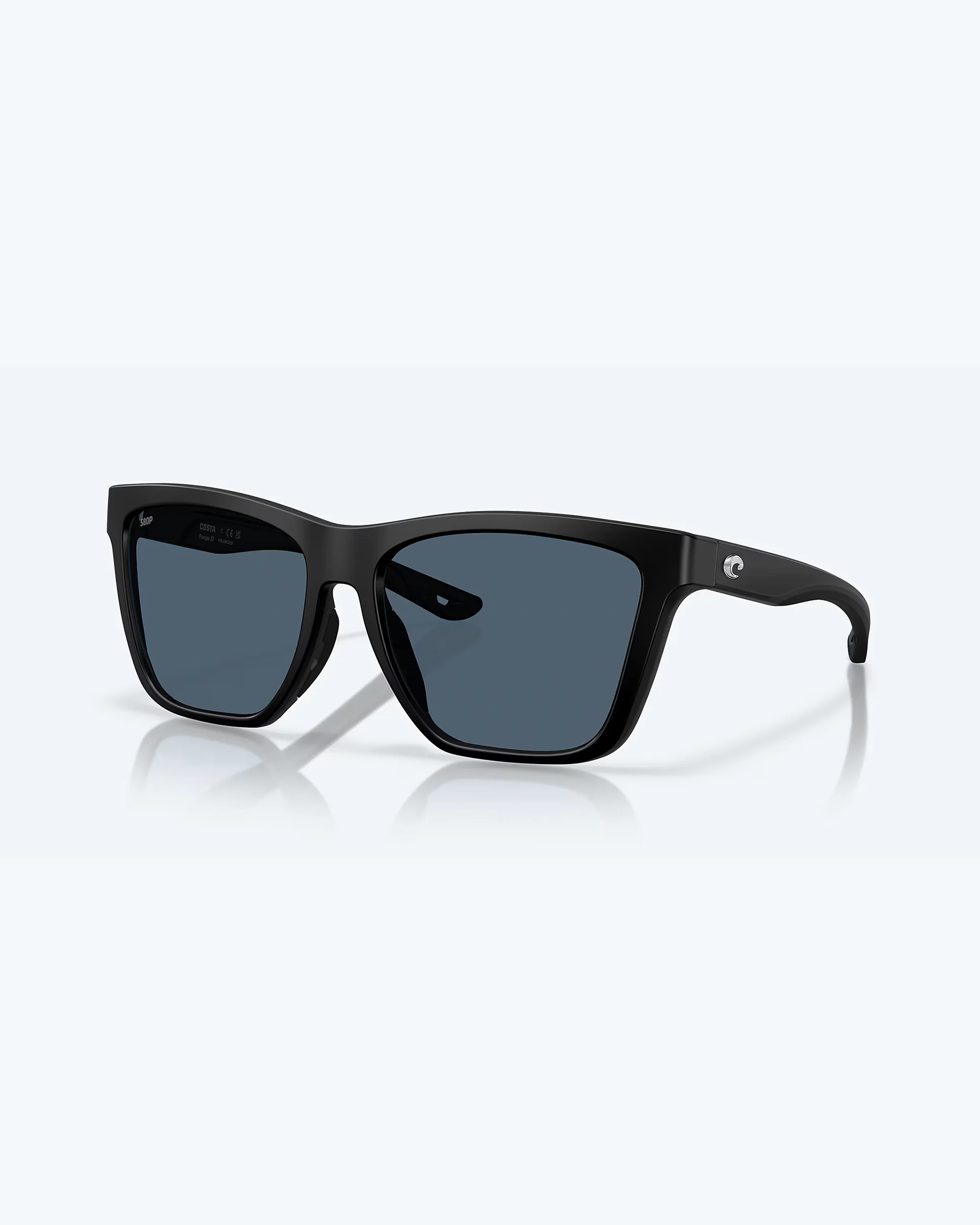 Panga II Polarized Sunglasses - Matte Black / Gray