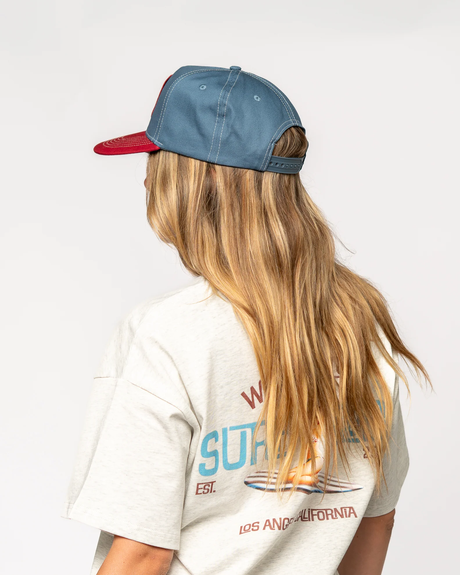 Paradise Cove Cap - Blue/Red - Image 2