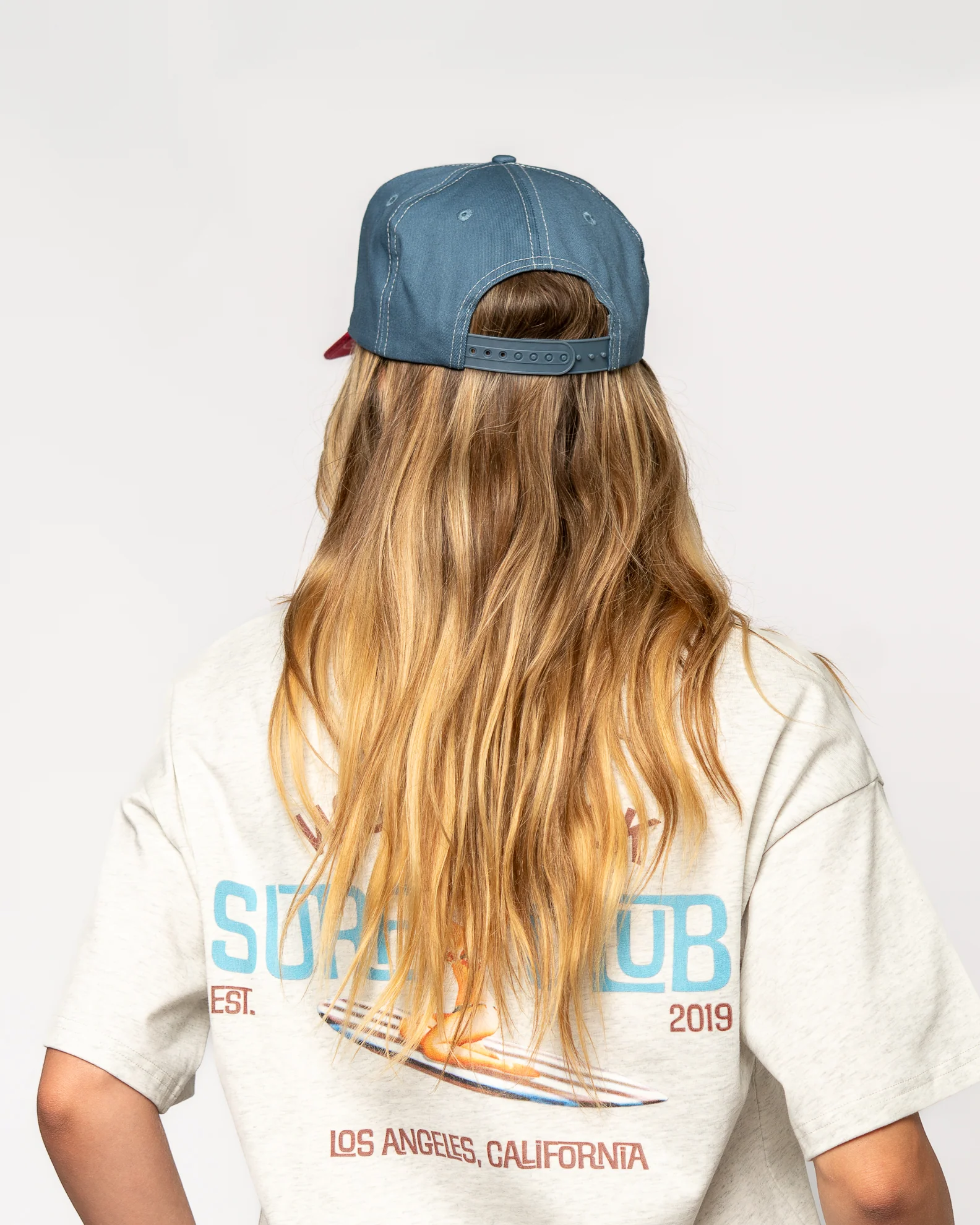 Paradise Cove Cap - Blue/Red - Image 4