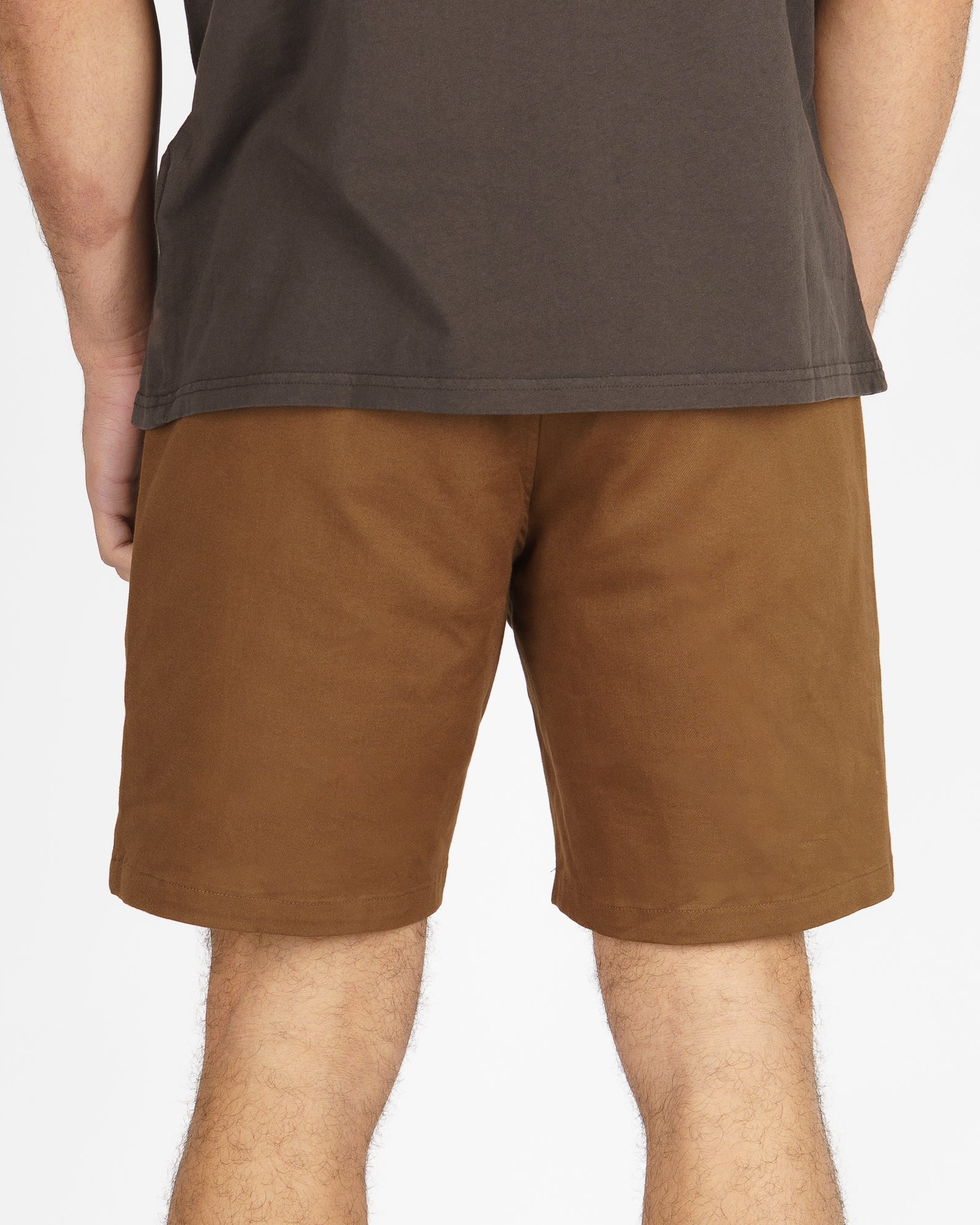 Perry 18.5" Twill Short - Brown - Image 2