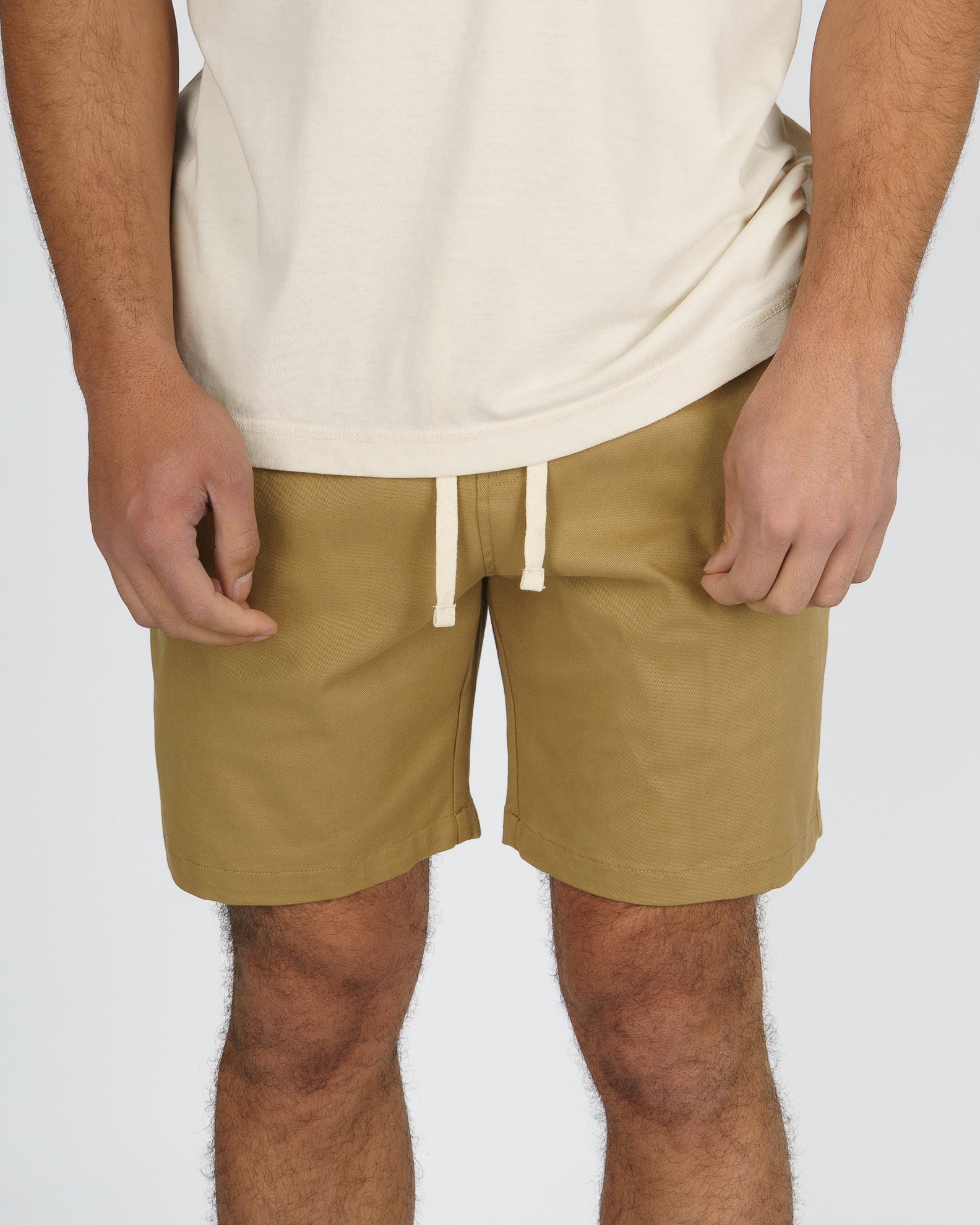 Perry 18.5" Twill Short - Khaki