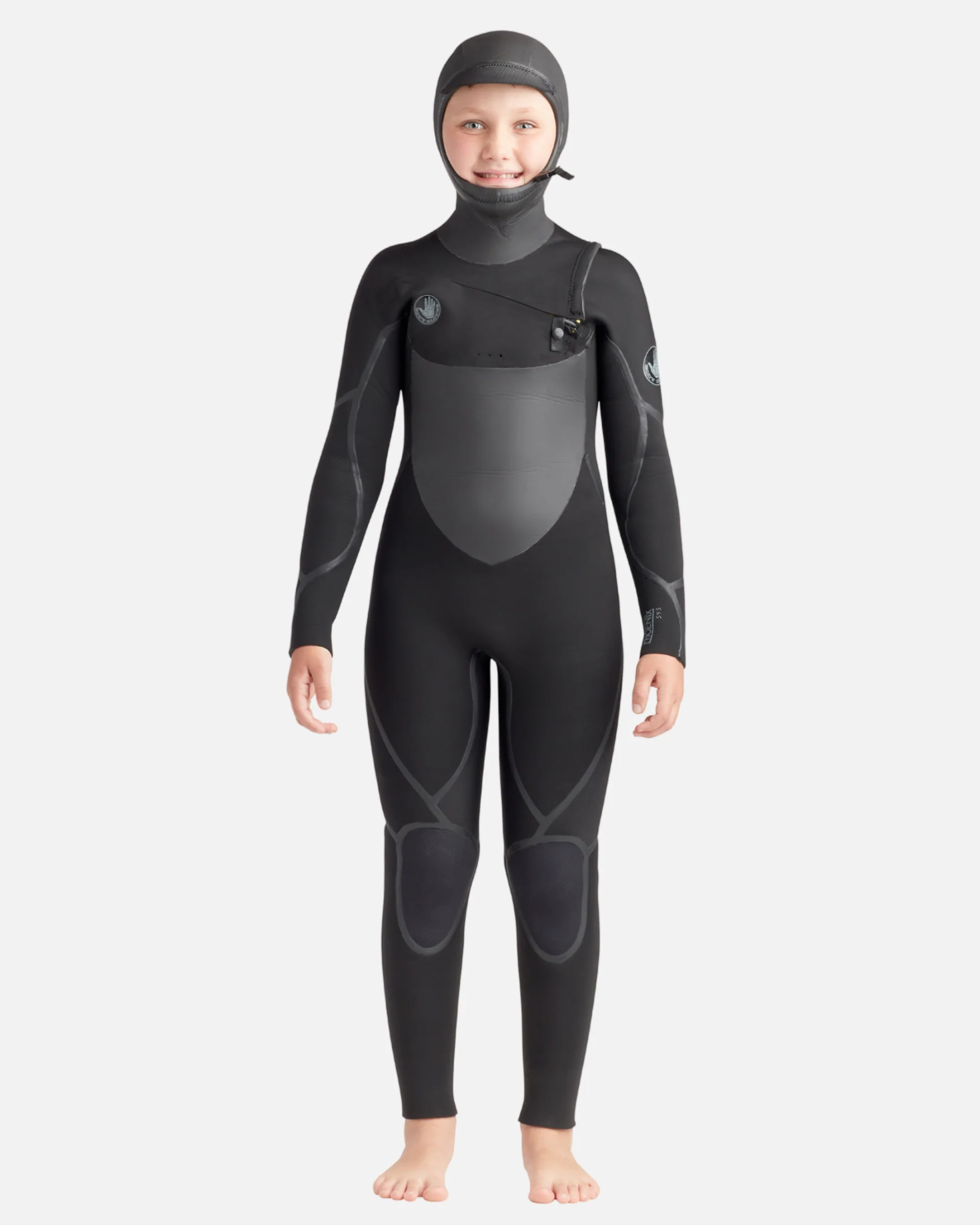 Youth Phoenix Hooded 5/4/3mm Chest Zip Fullsuit