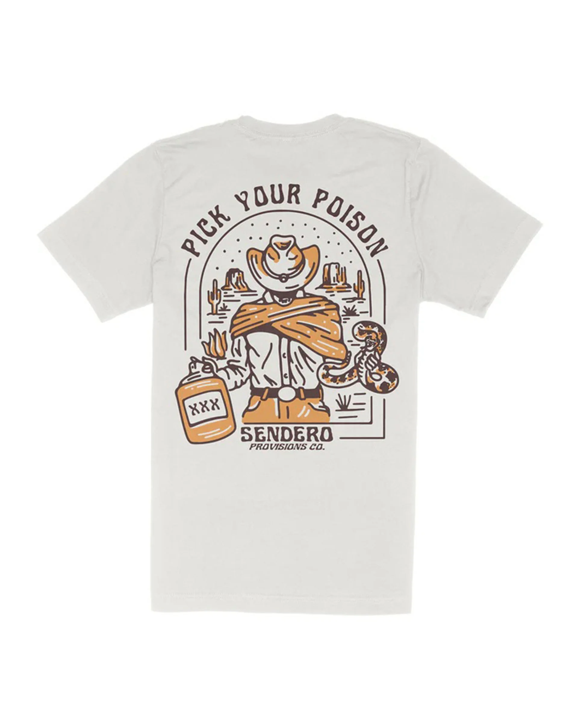 Pick Your Poison S/S T-Shirt - Vintage White - Image 4