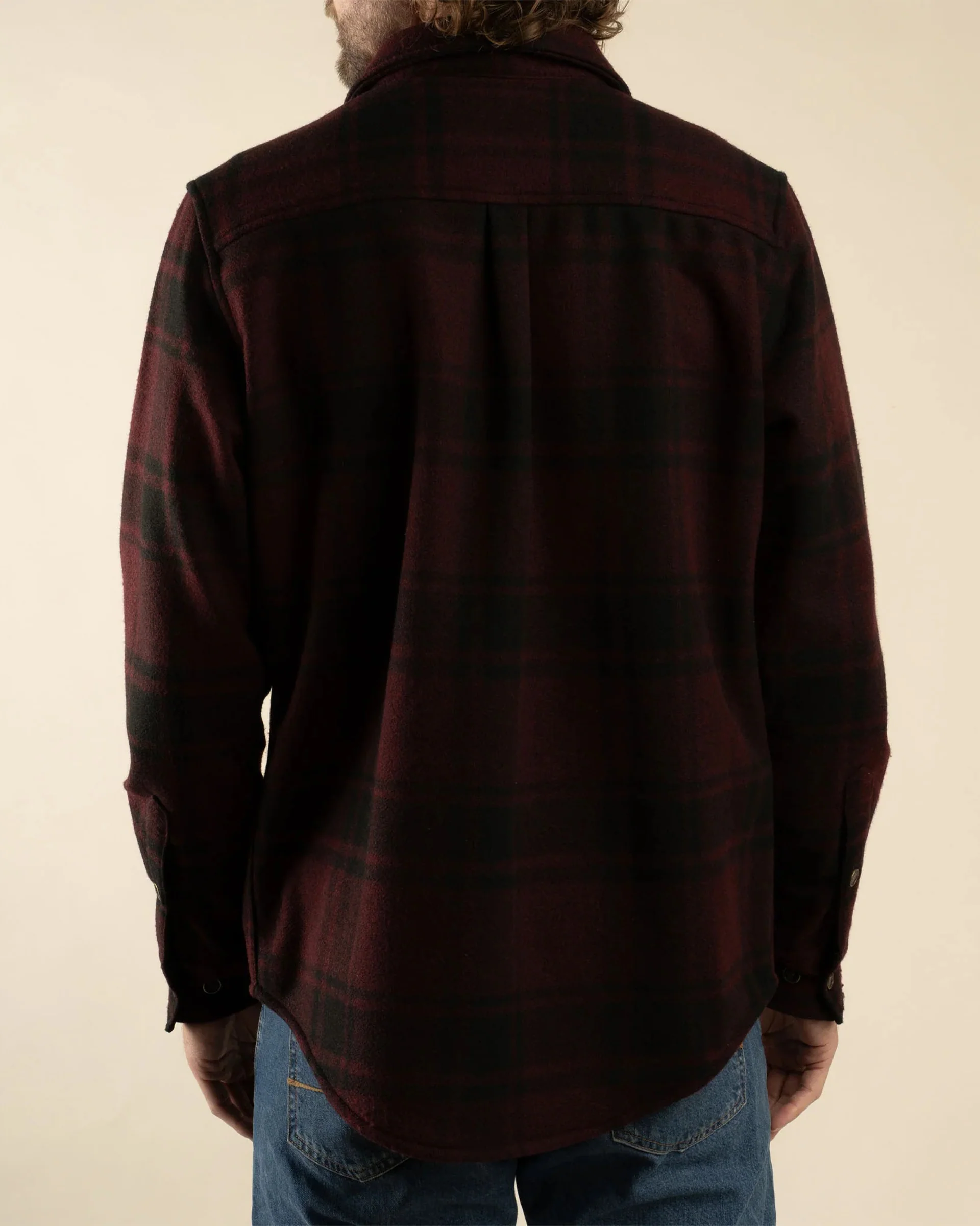 Pinedale Flannel - Black/Maroon - Image 4