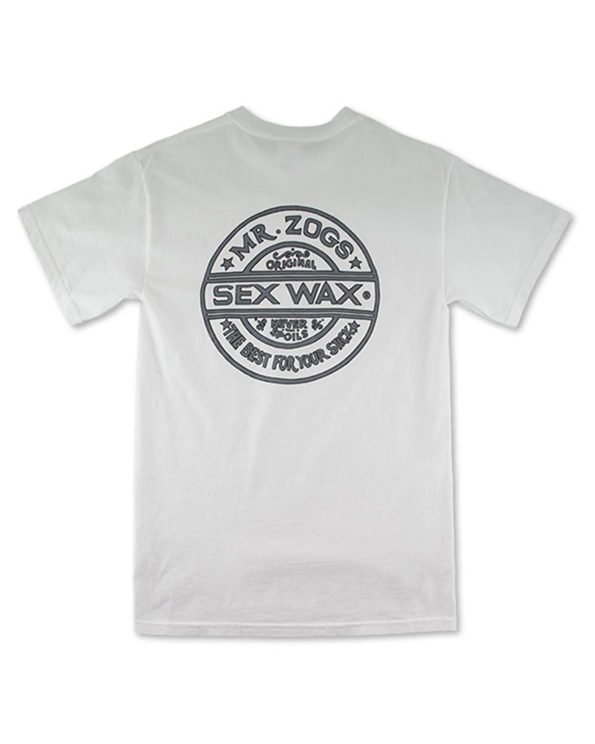 Pinstripe S/S Tee - White