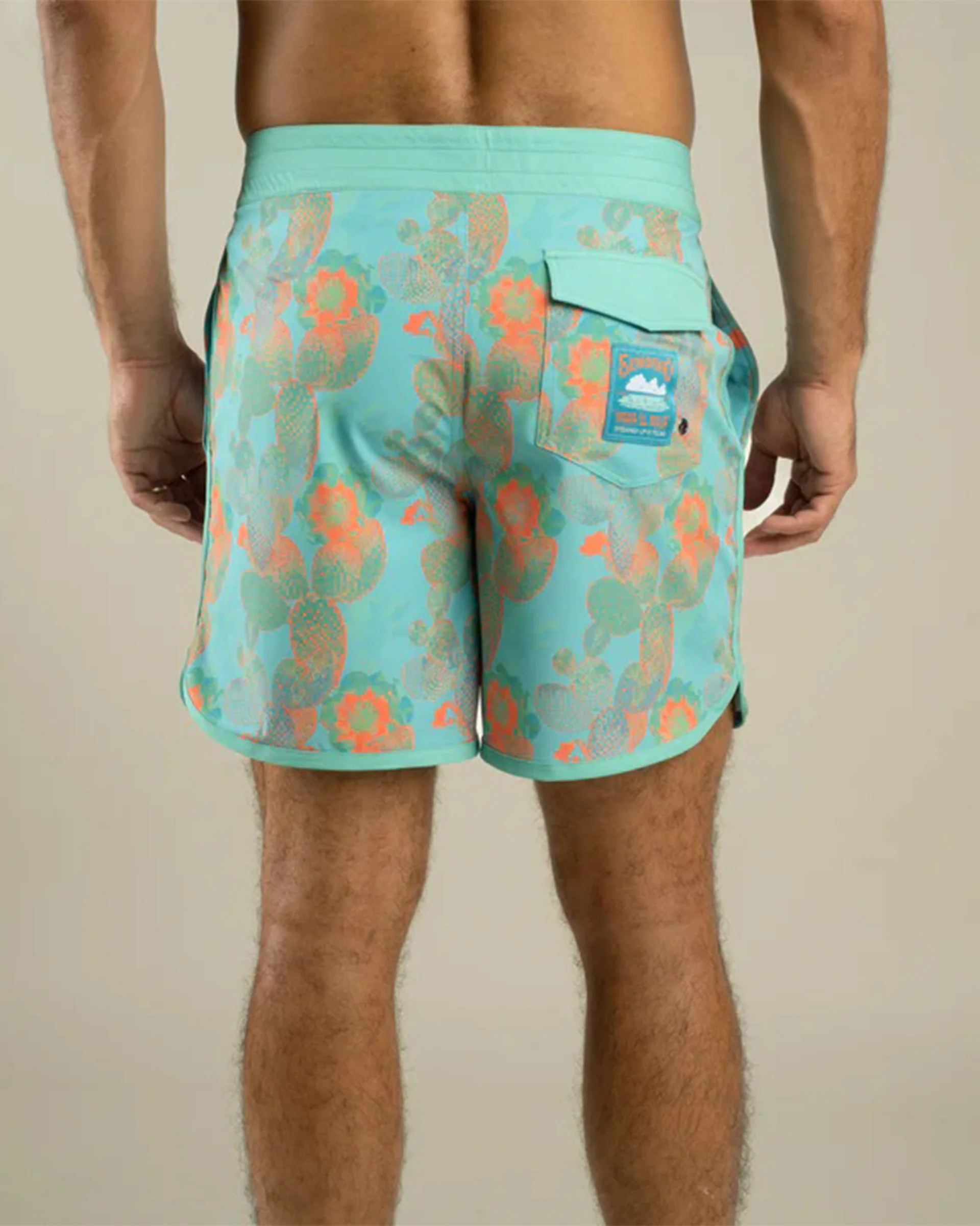 Point Bar Boardshort - Nopal Cosmico Verde Vivo - Image 3