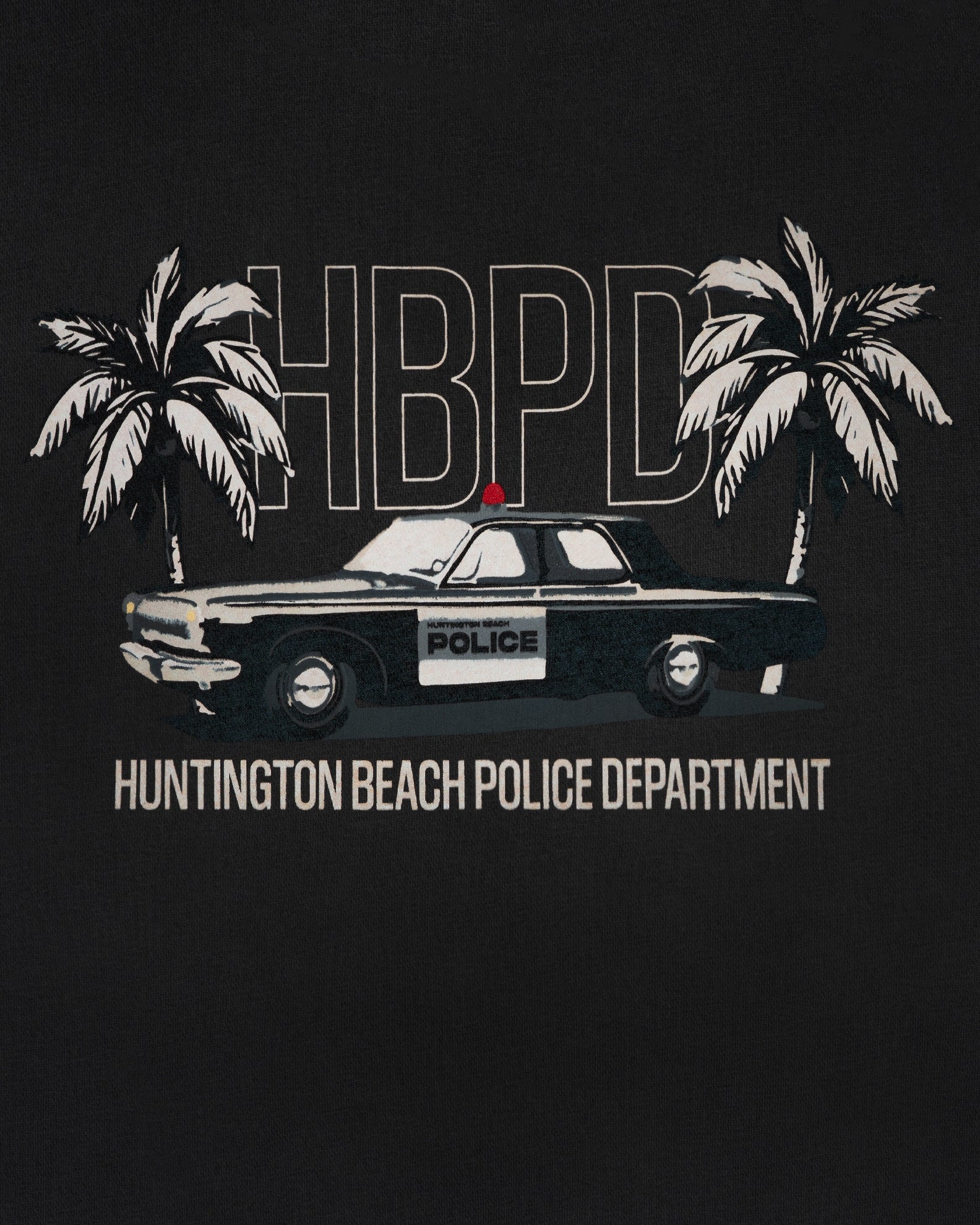 HBPD Police Palms Pigment Crewneck - Black - Image 4