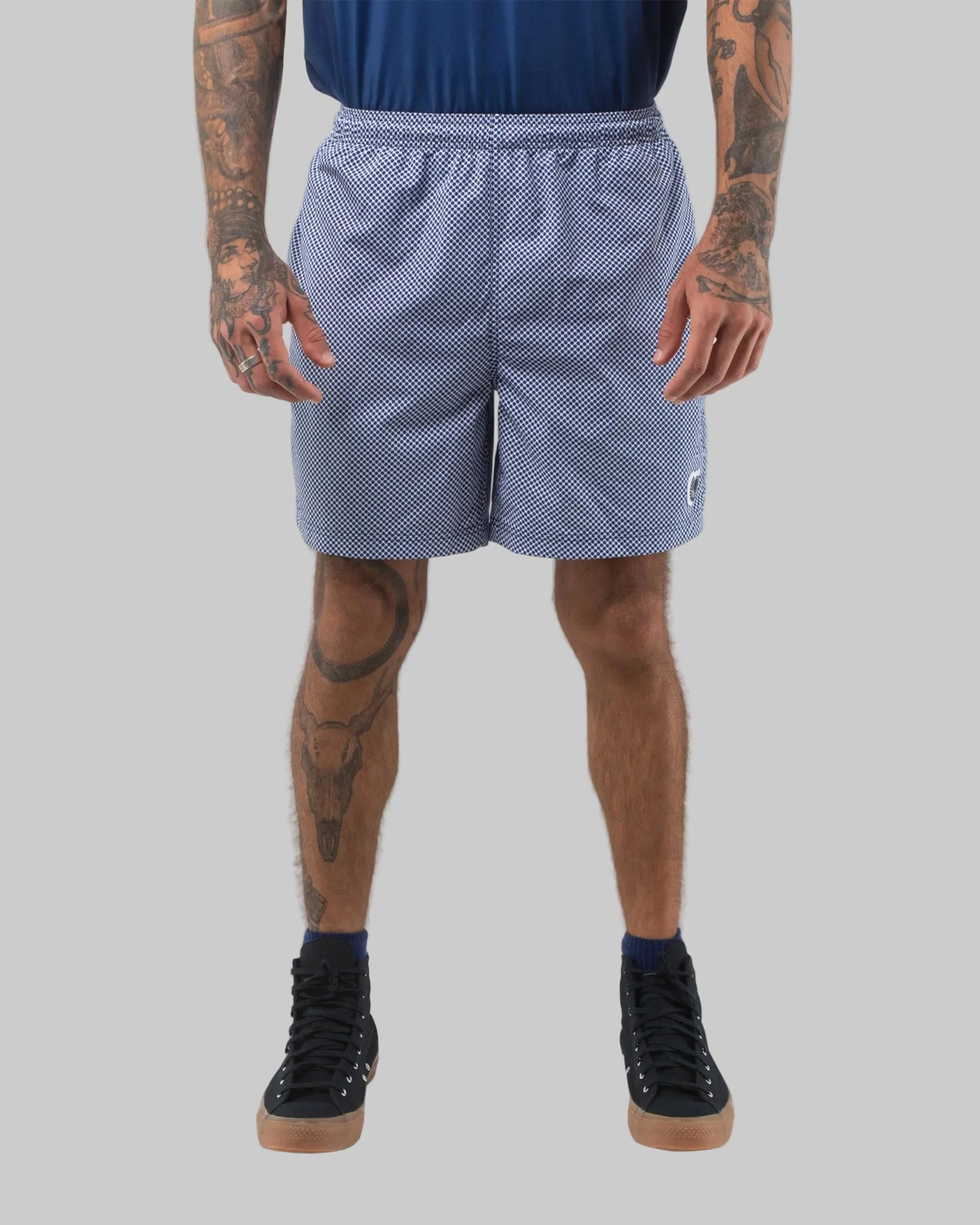 Polka Volley Short - Navy