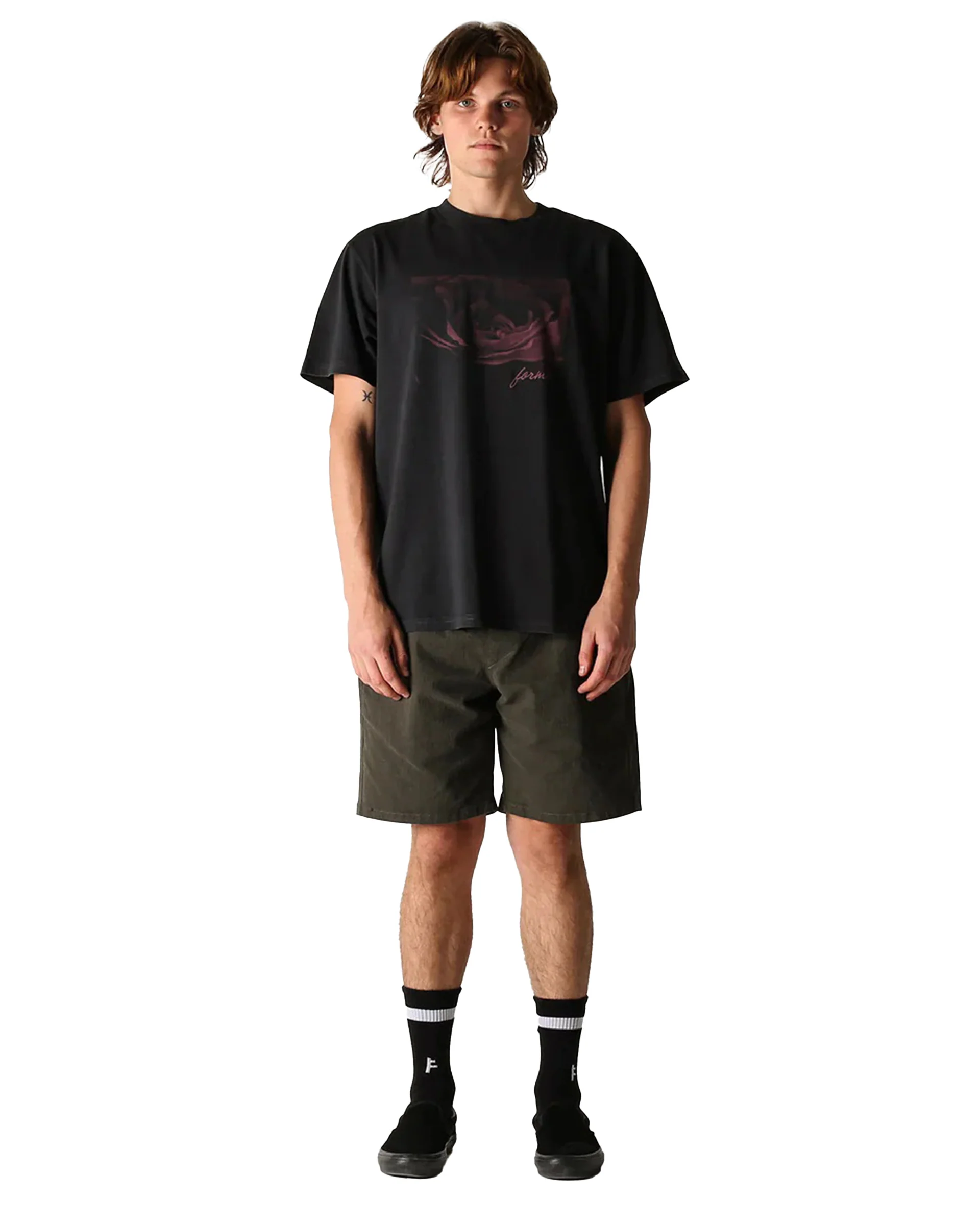 Prayer Herringbone Walkshorts - Washed Surplus - Image 4