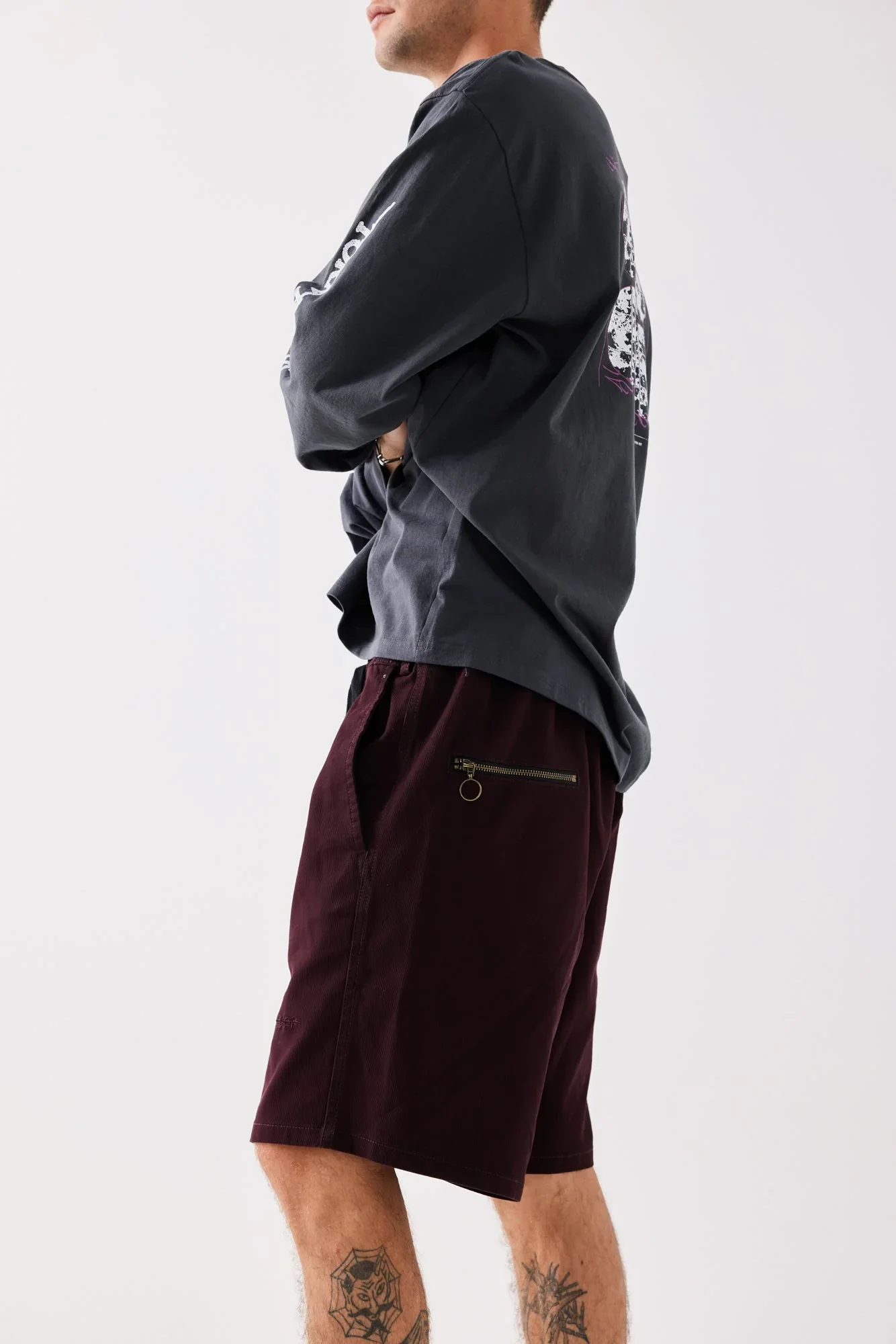 Prayer Walkshort - Burgundy - Image 5