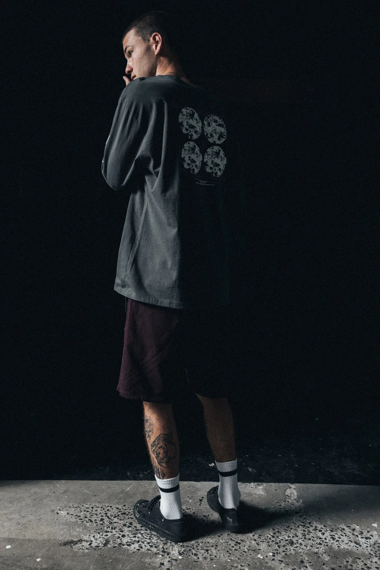 Prayer Walkshort - Burgundy - Image 7