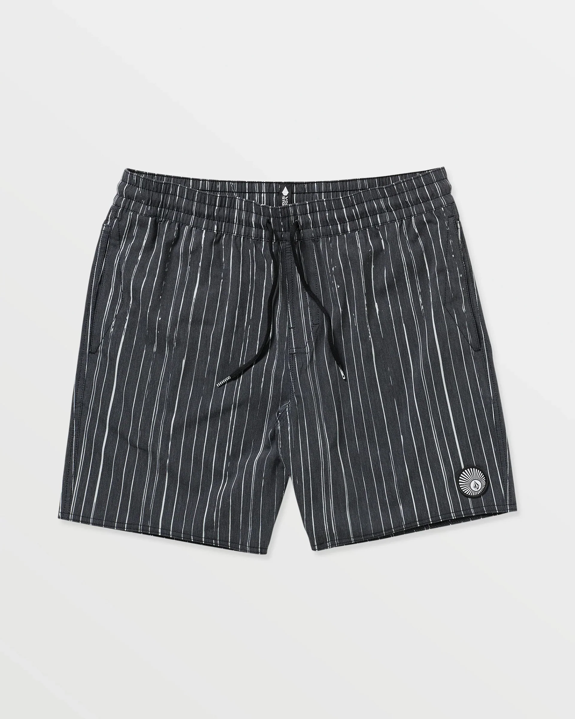 Psyche Cotton 17" Trunks - Black/White - Image 7