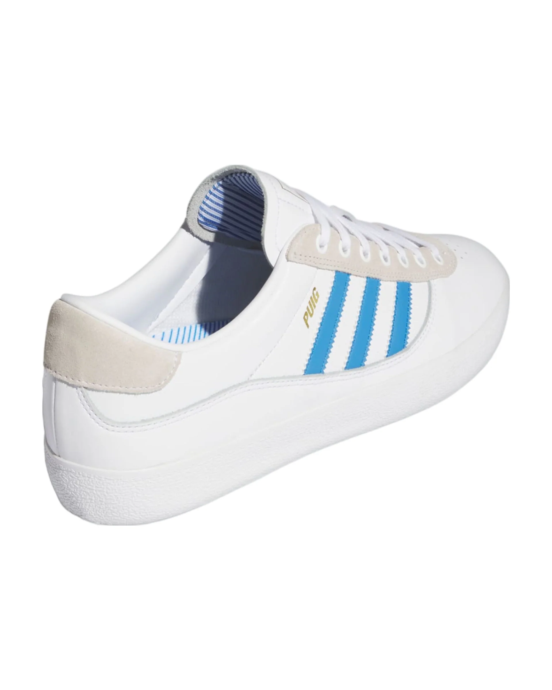 Puig Indoor Shoes - Cloud White/Blue Bird/Gold Metallic - Image 5