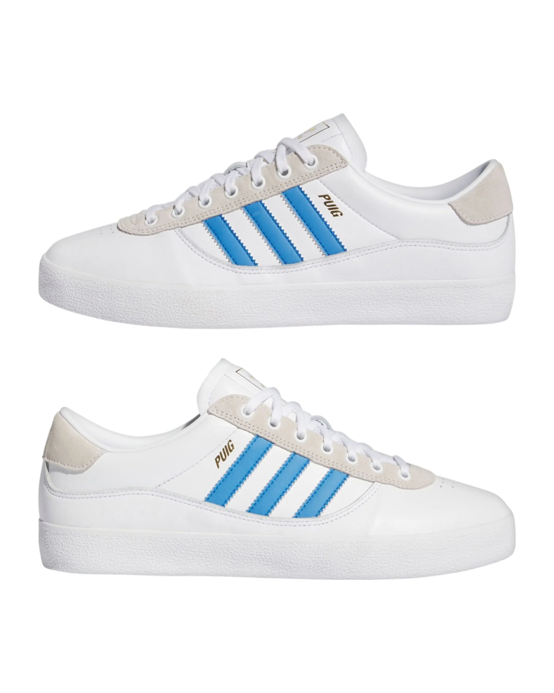 Puig Indoor Shoes - Cloud White/Blue Bird/Gold Metallic - Image 7