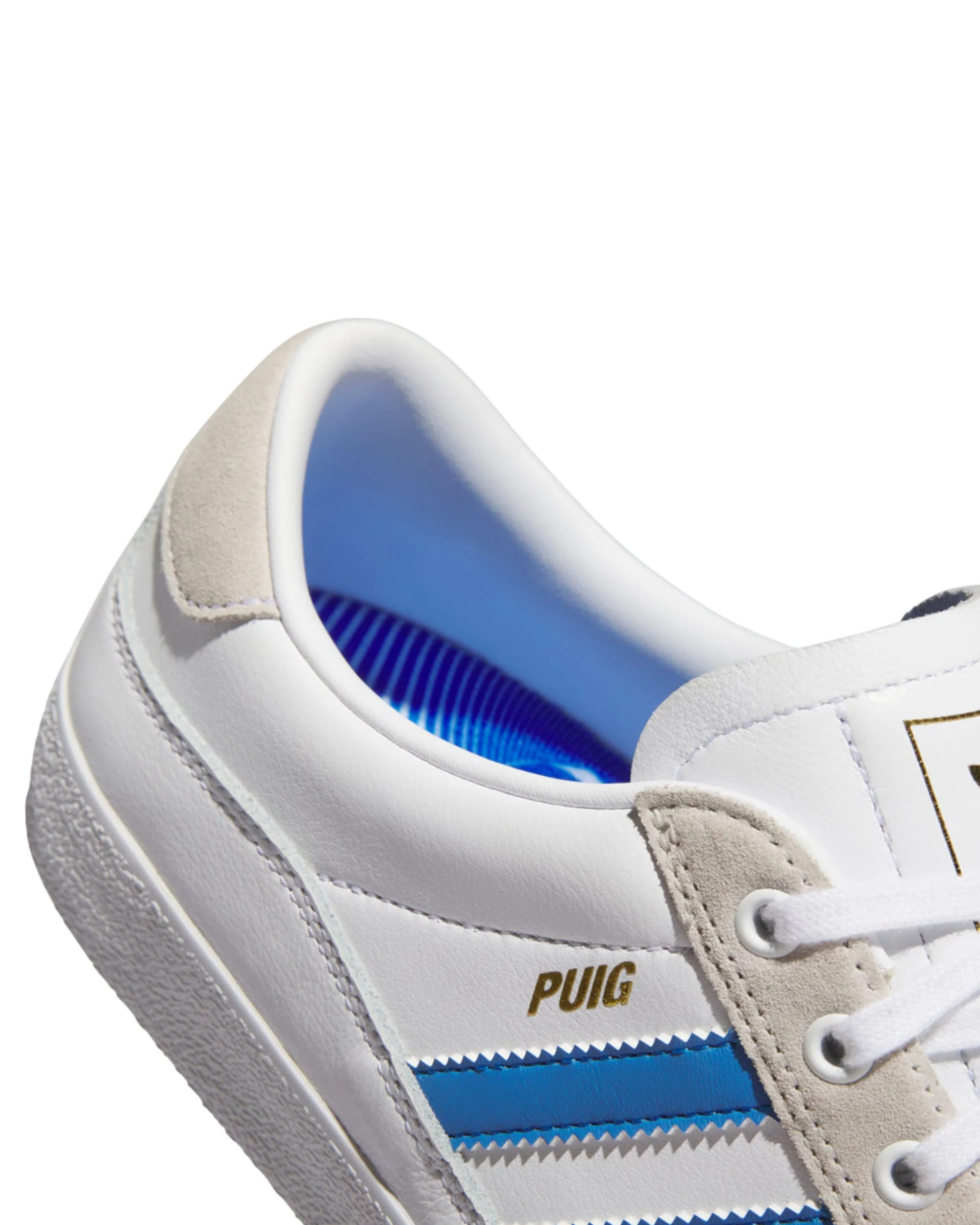 Puig Indoor Shoes - Cloud White/Blue Bird/Gold Metallic - Image 9