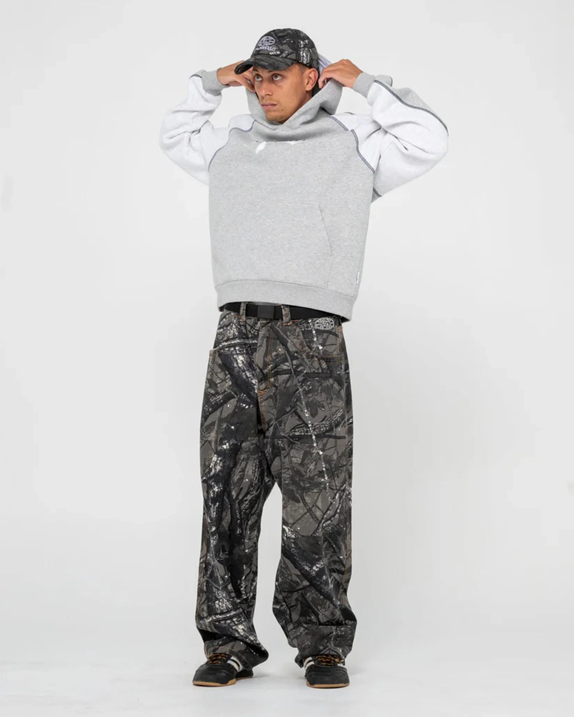 Rambo Camo Dad Hat - Grey Camo - Image 5