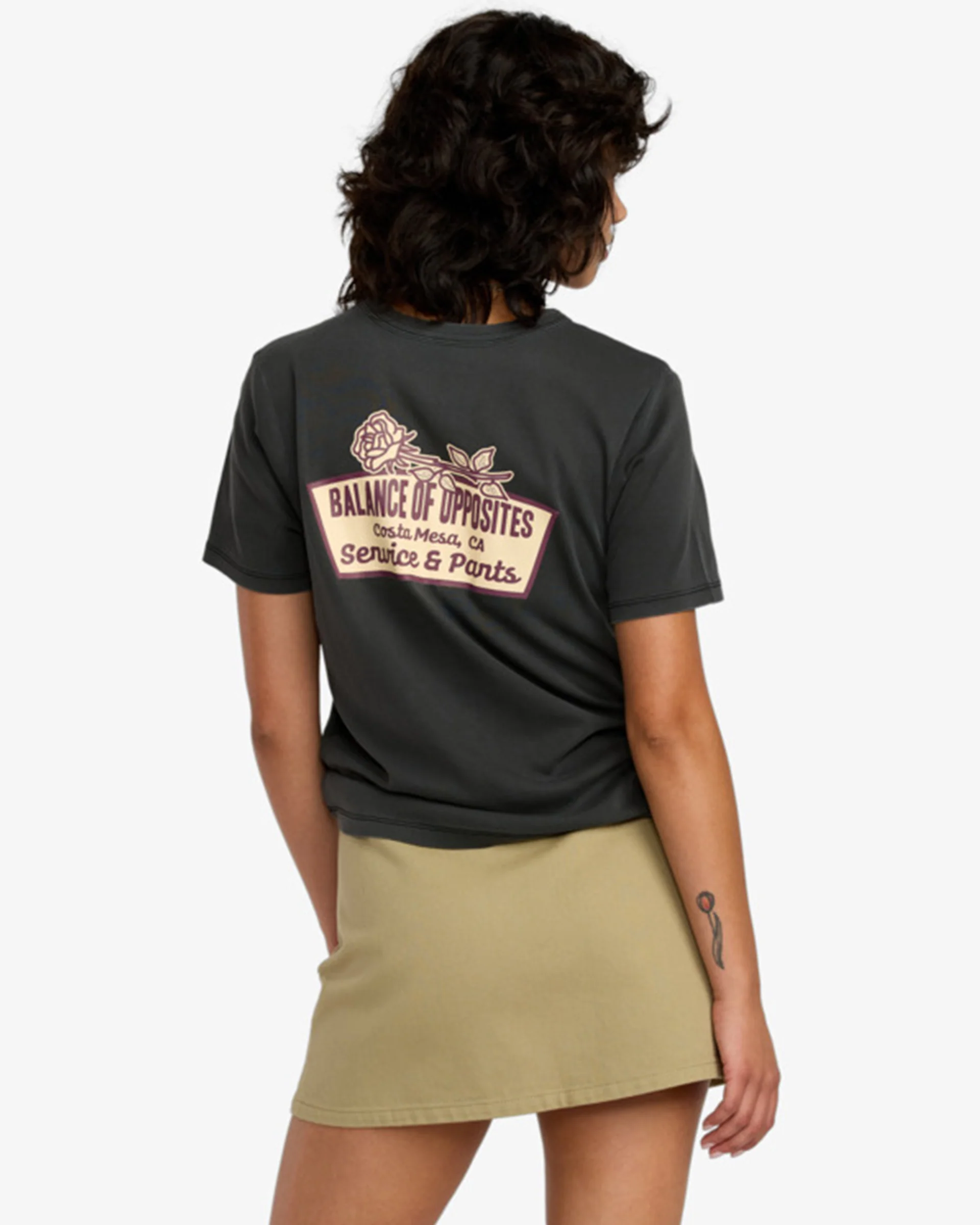 Reform Mini Skirt - Olive Grey - Image 2