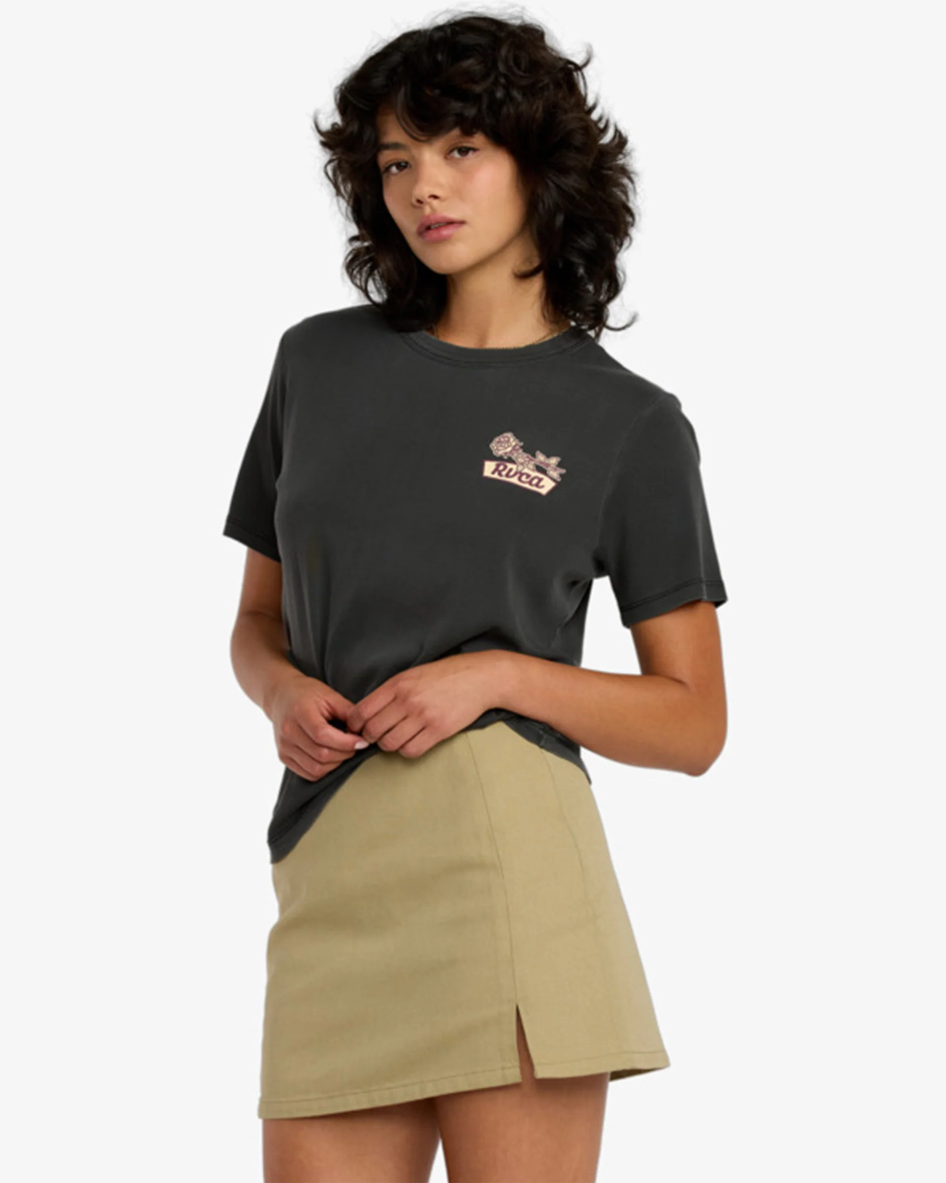 Reform Mini Skirt - Olive Grey - Image 4