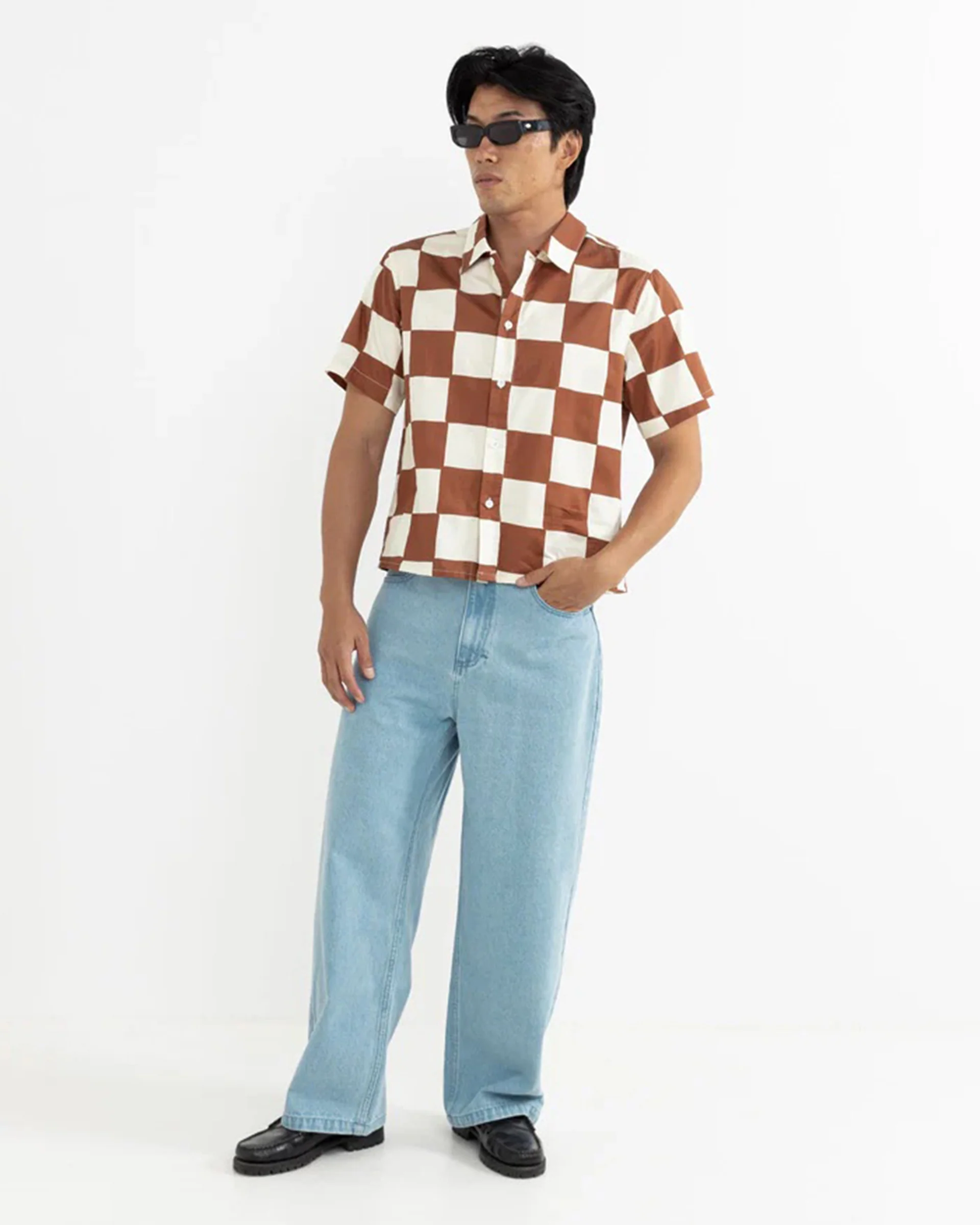 Relaxed Denim Pant - Blue Wash - Image 7
