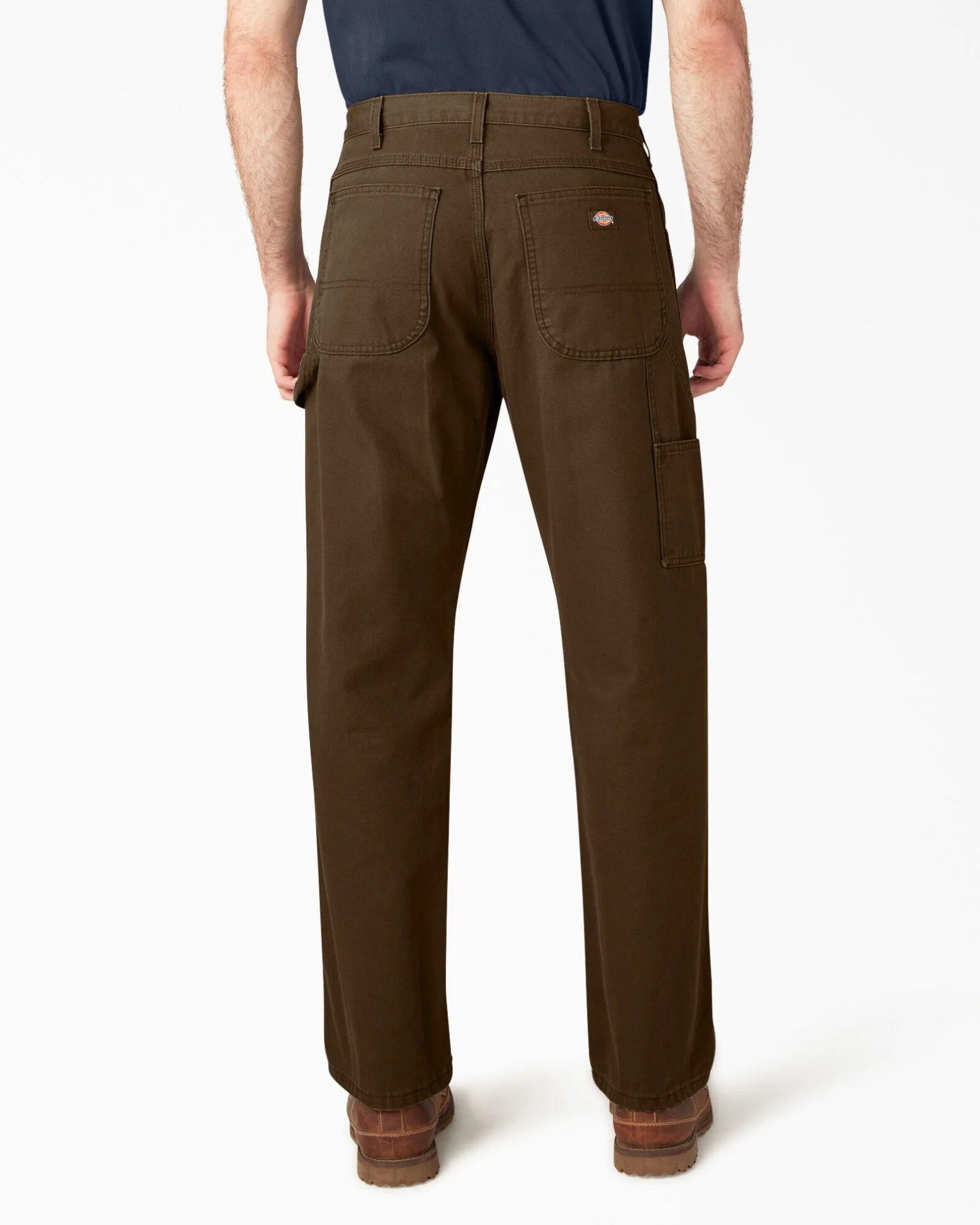 Relaxed Fit Heavyweight Duck Carpenter Pants - Rinsed Timber Brown - Image 3