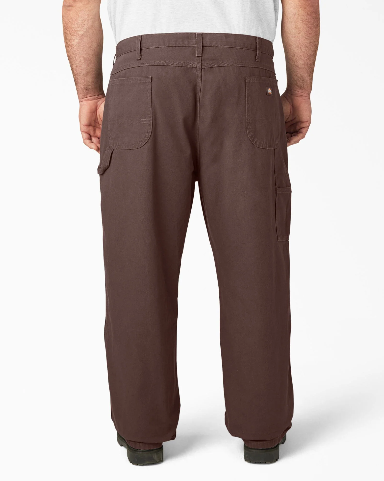 Relaxed Fit Heavyweight Duck Carpenter Pants - Rinsed Timber Brown - Image 5