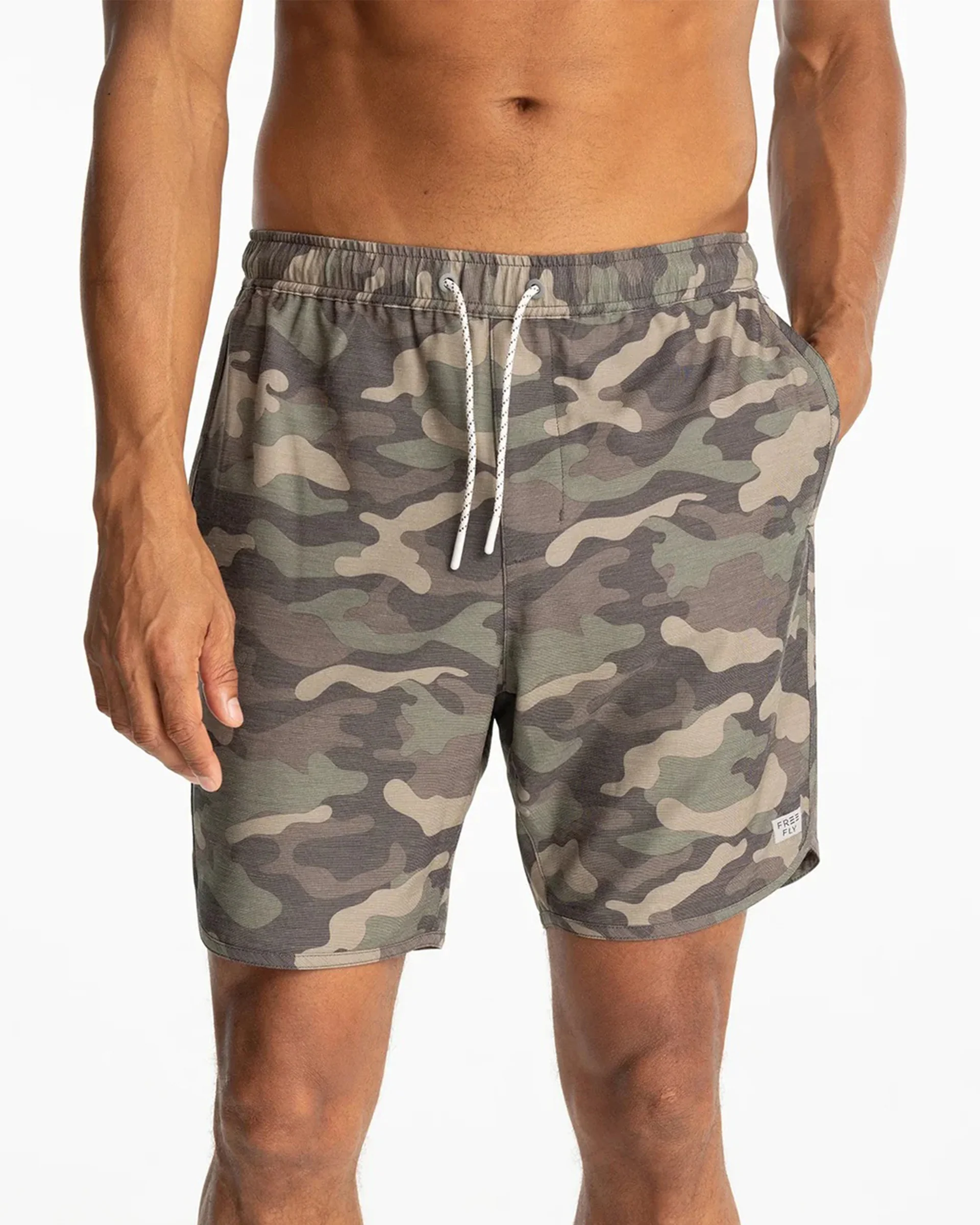 Reverb Short - Woodland Camo Print