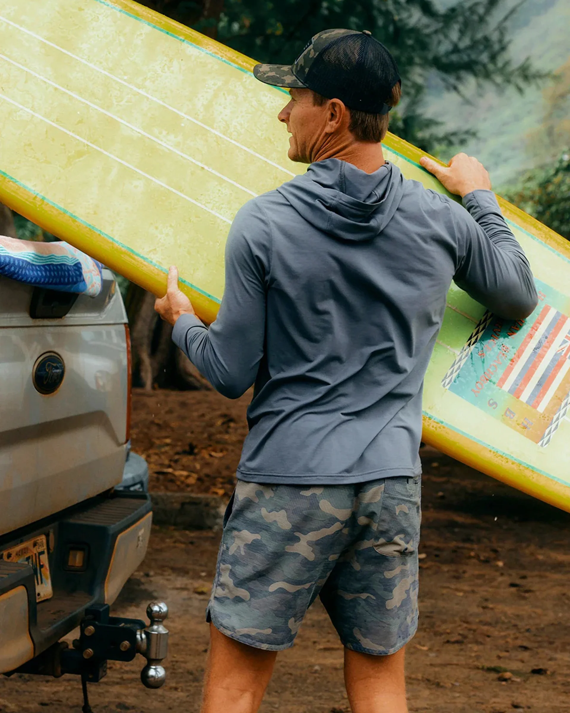 Reverb Short - Woodland Camo Print - Image 2