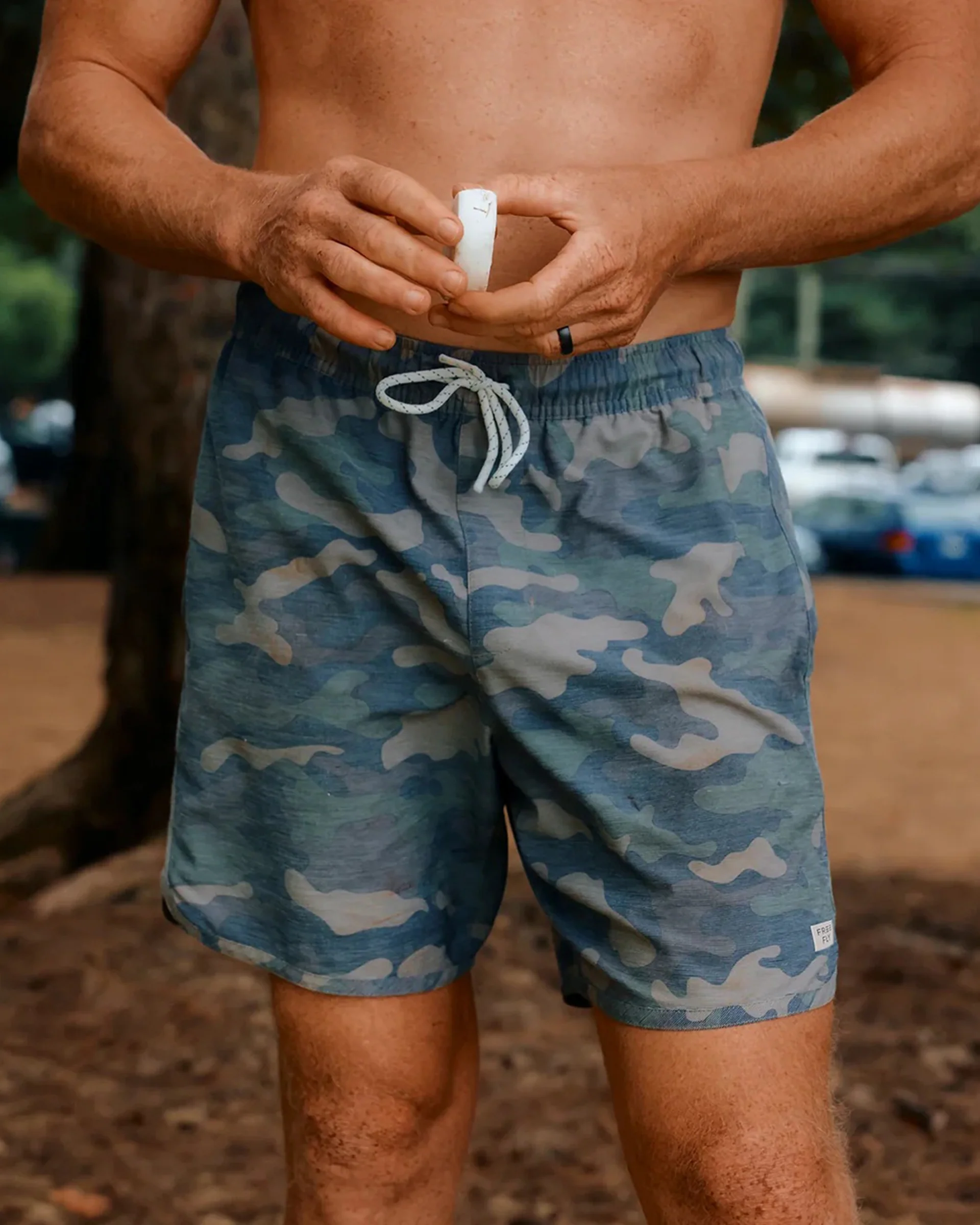 Reverb Short - Woodland Camo Print - Image 7
