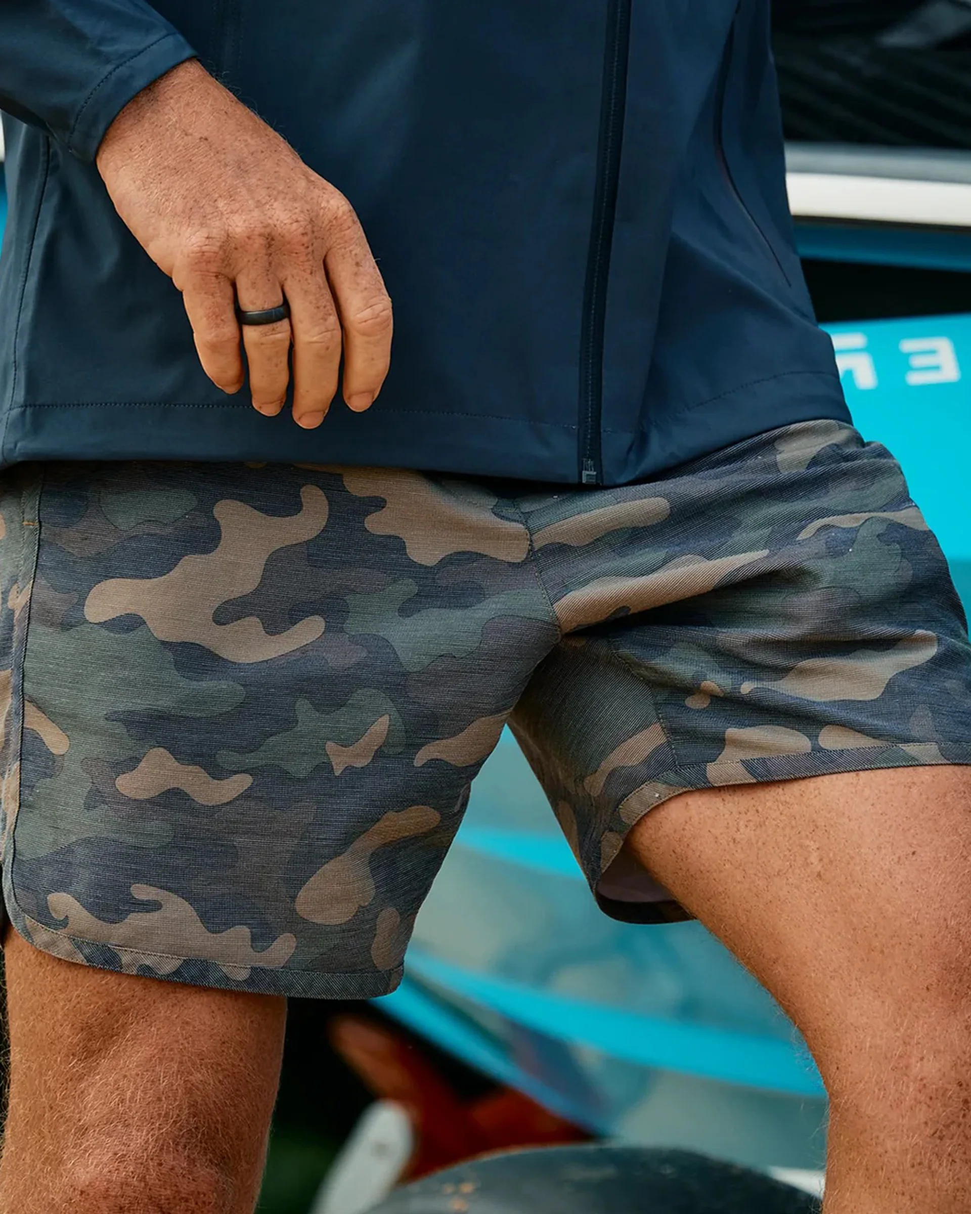 Reverb Short - Woodland Camo Print - Image 8